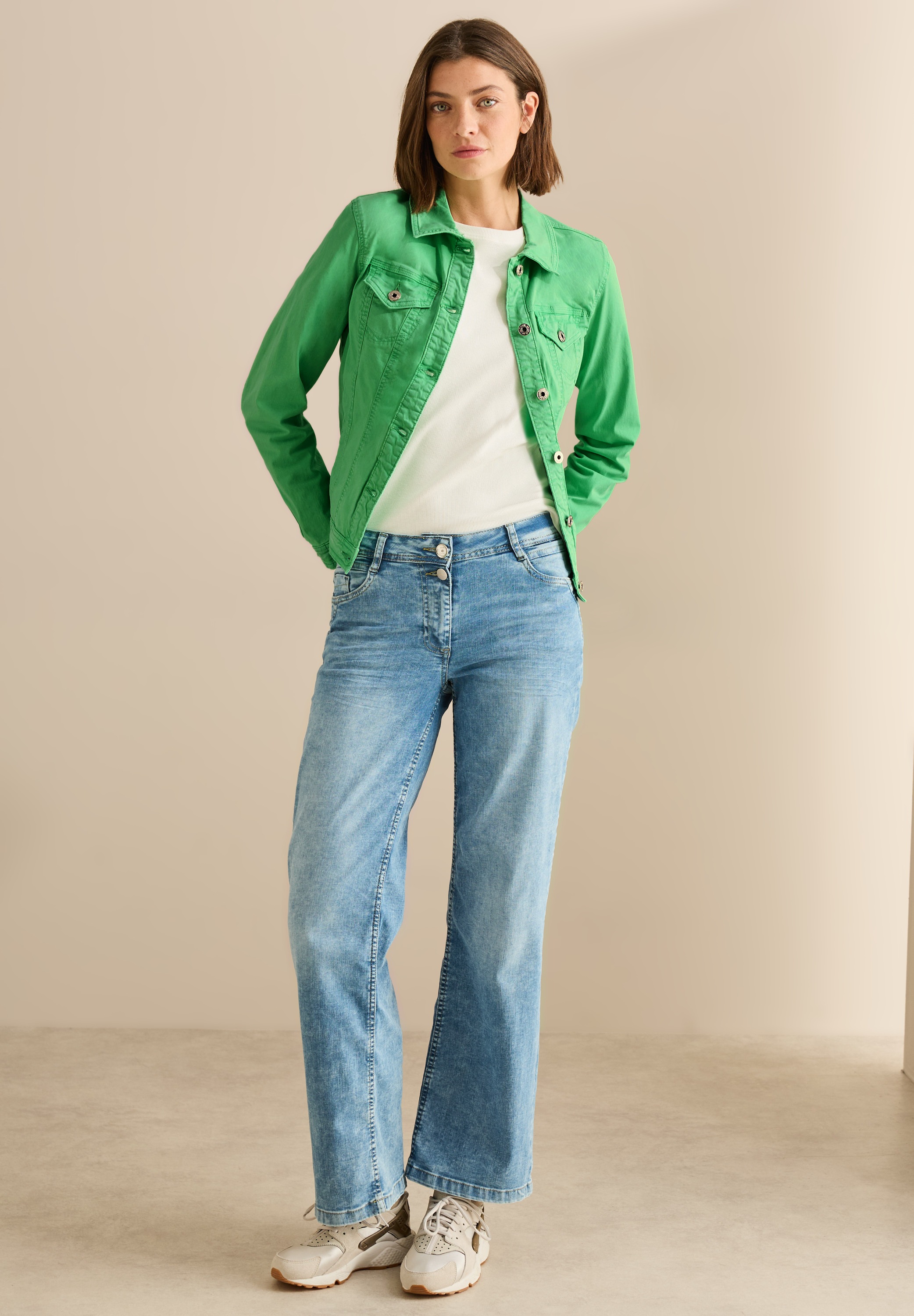 Cecil Jeansjacke, ohne Kapuze, mit Brusttaschen