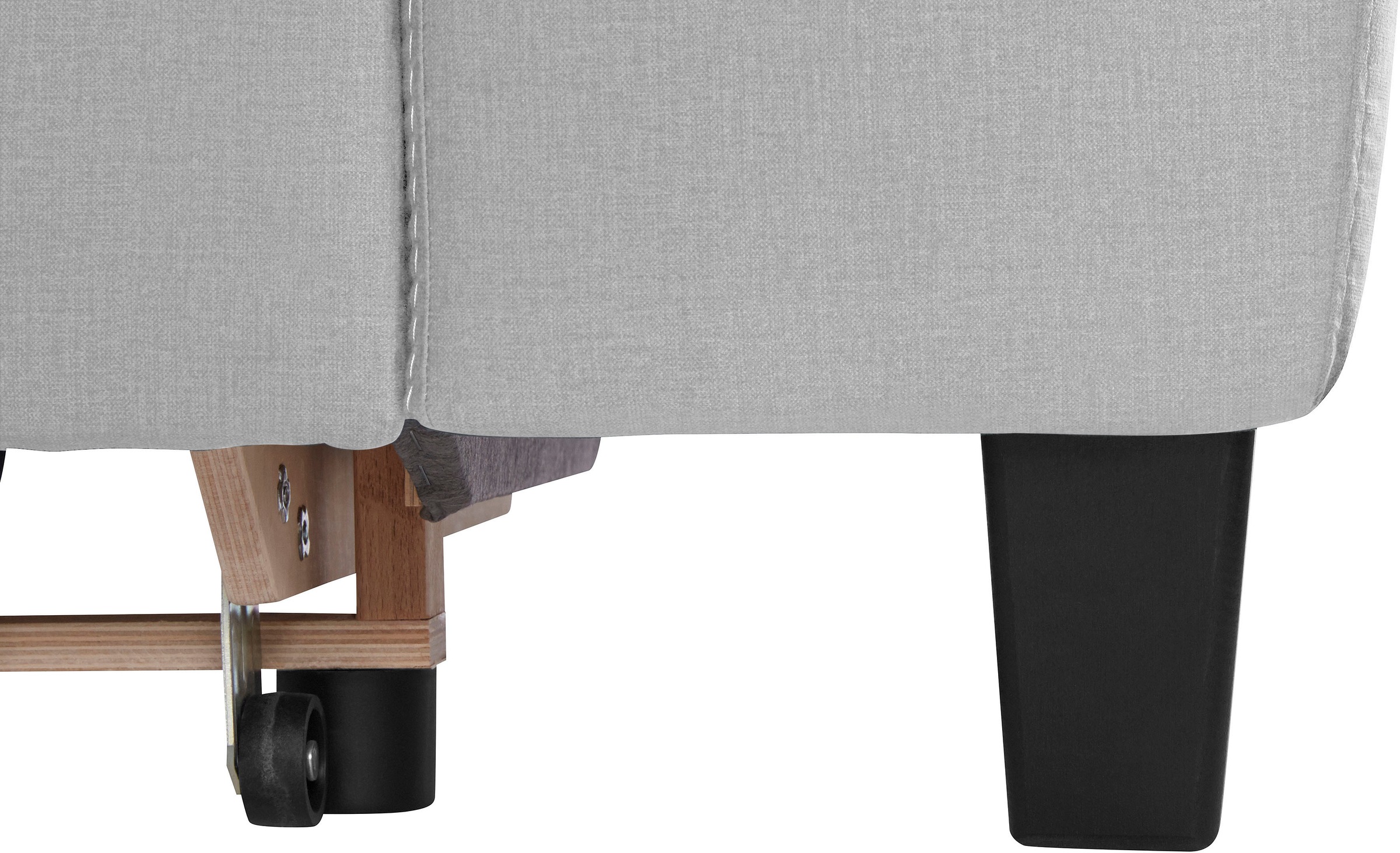 COTTA Ecksofa »Morven L-Form mit Kopfteilverstellung«, wahlweise mit Bettfunktion, Bettkasten & Wireless-Charger