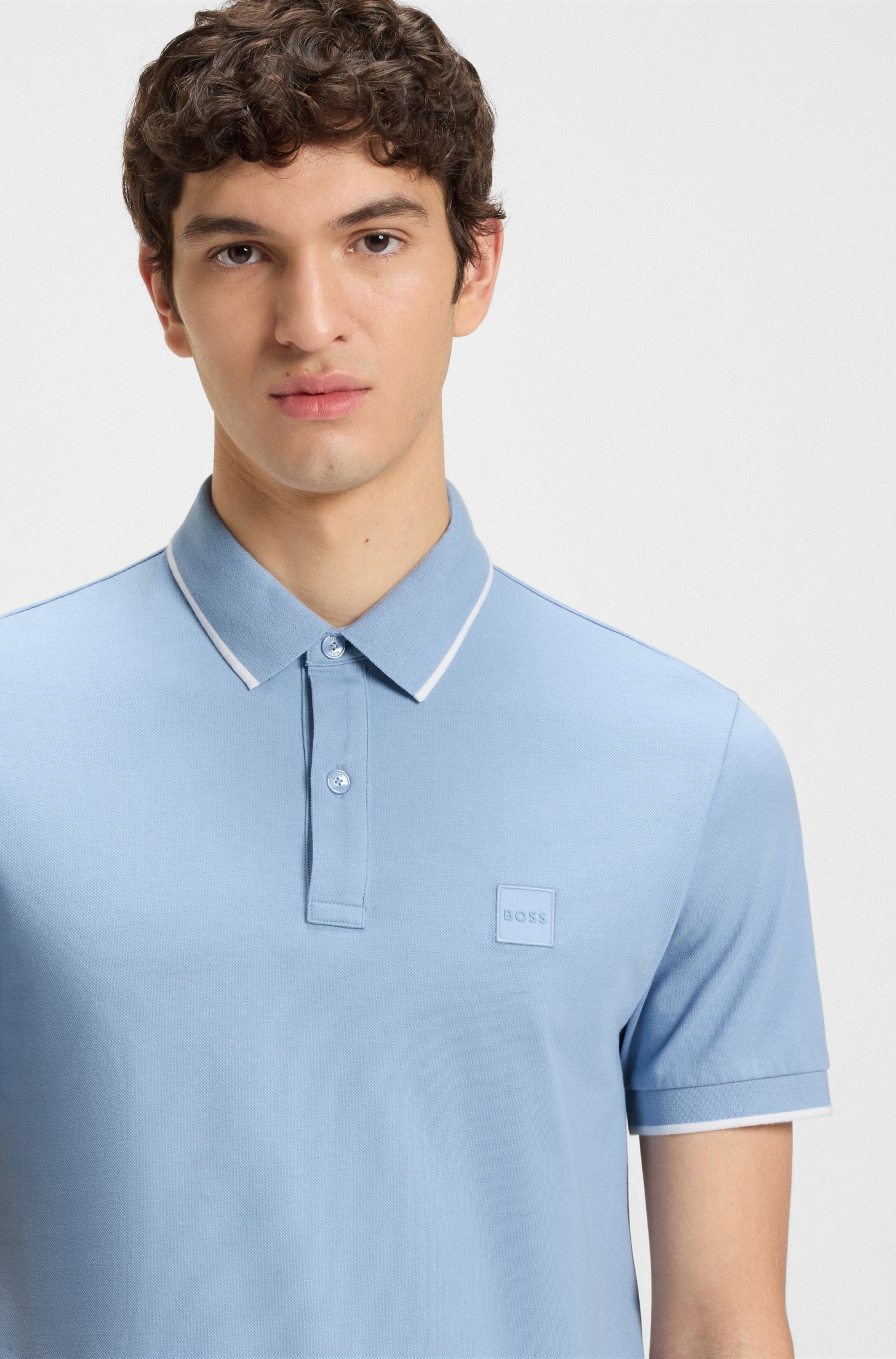 BOSS ORANGE Poloshirt "Passertip", mit BOSS Logo-Badge günstig online kaufen