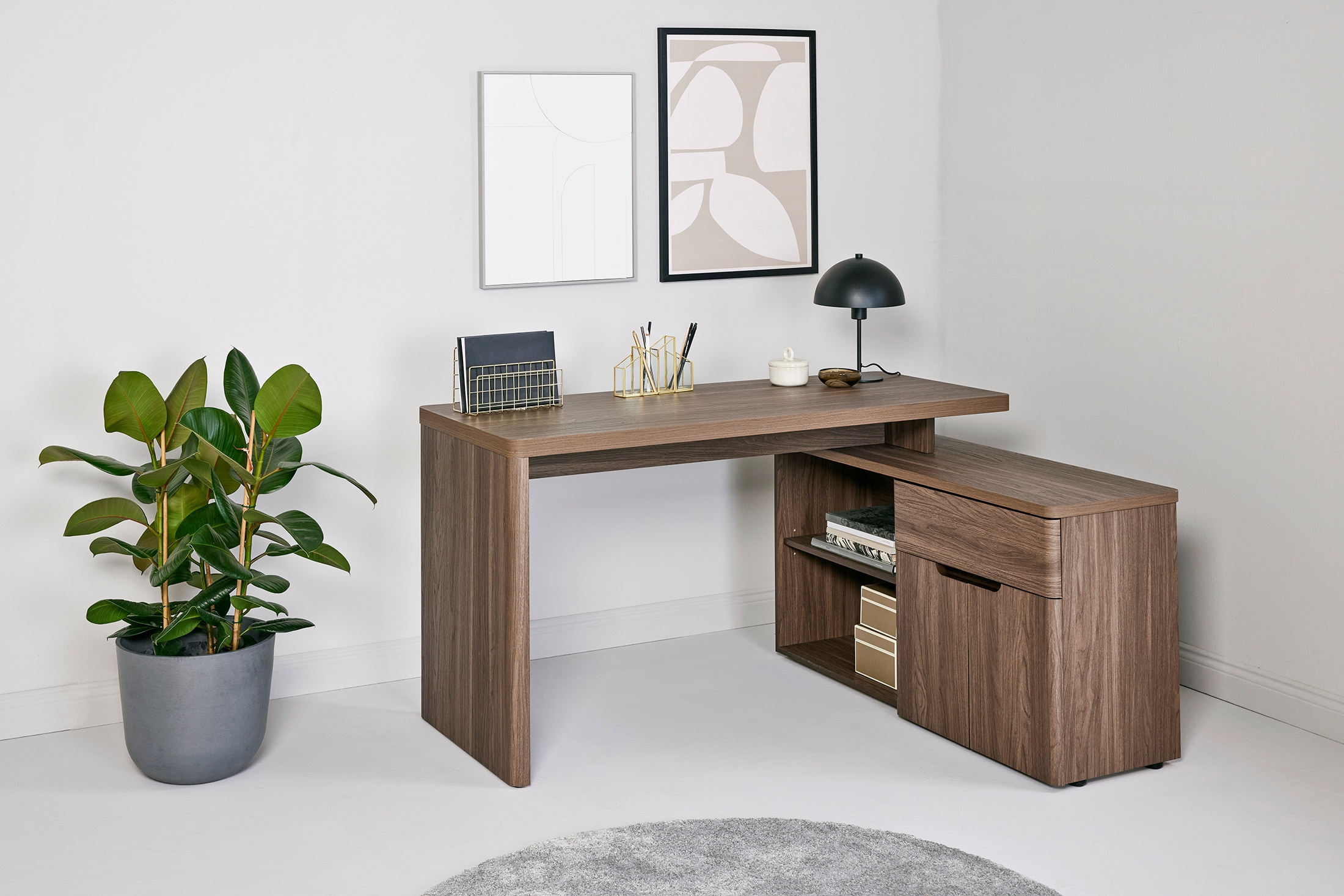 Jahnke Eckschreibtisch »CU-LIBRE 150 E« 1 Stk. tlg.