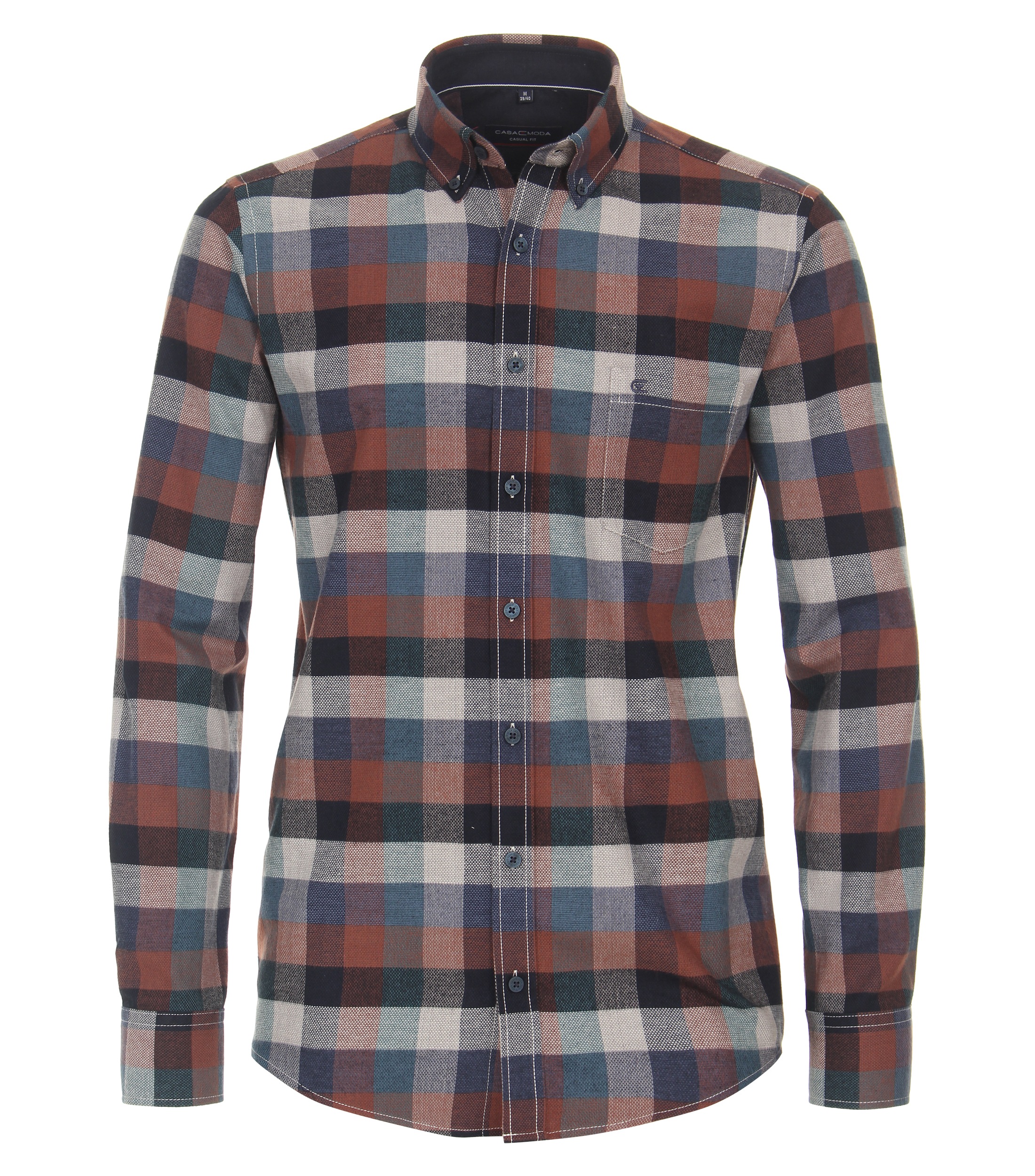CASAMODA Langarmhemd "CASAMODA Freizeithemd kariert" günstig online kaufen