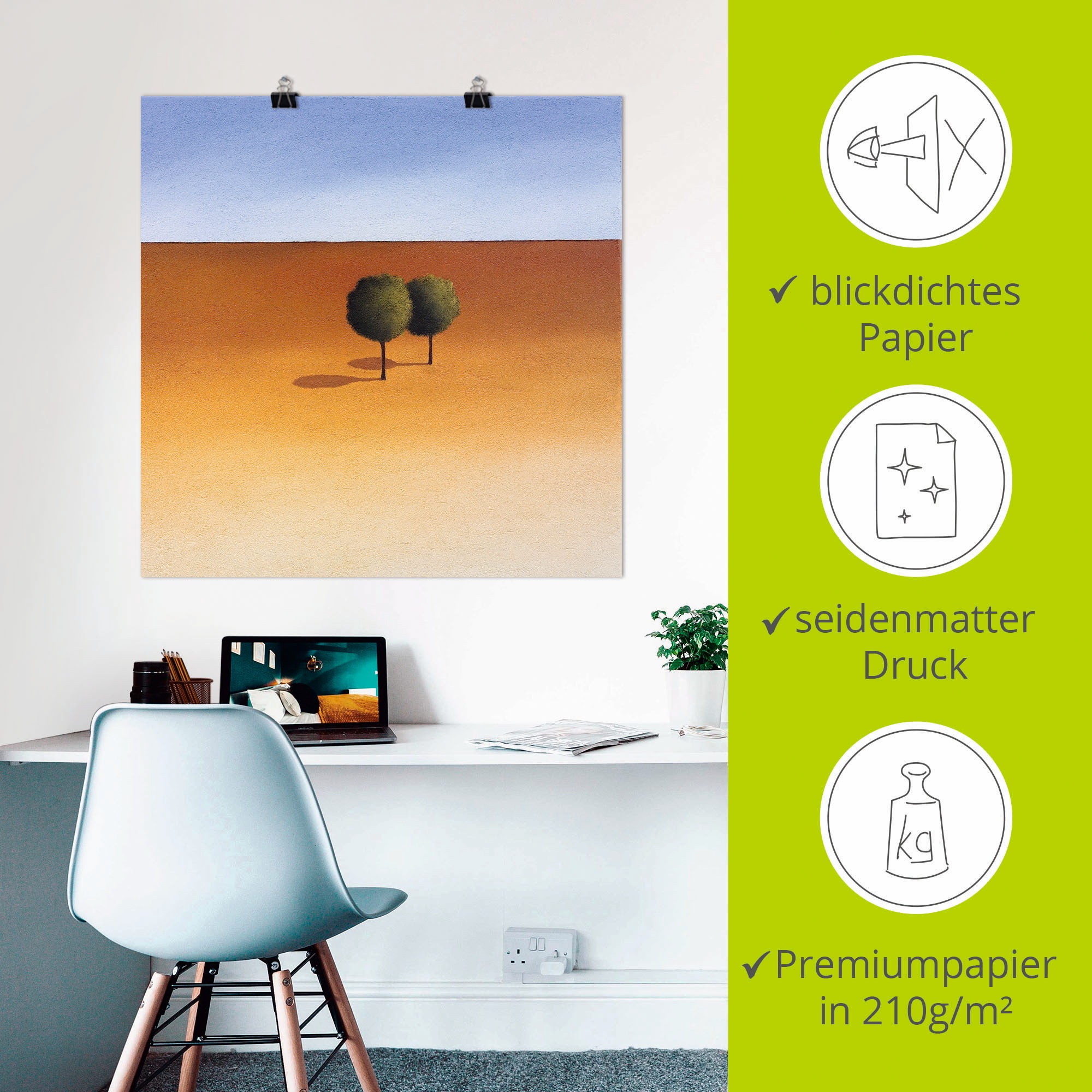 Artland Wandbild »Bäume«, Bäume, (1 St.), als Leinwandbild, Poster in verschied. Größen