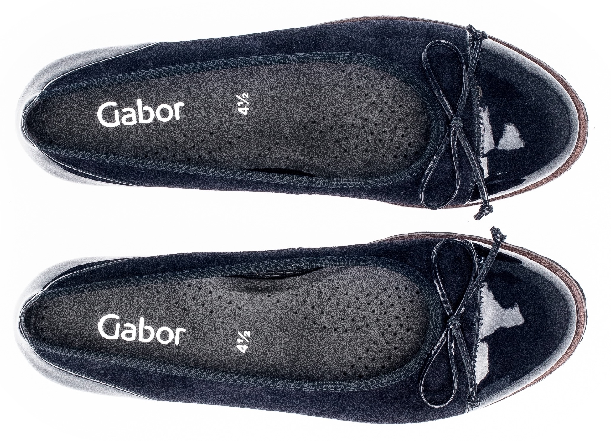 Gabor Ballerina, Flats, Chunky Slipper mit komfortablem Gummieinfass