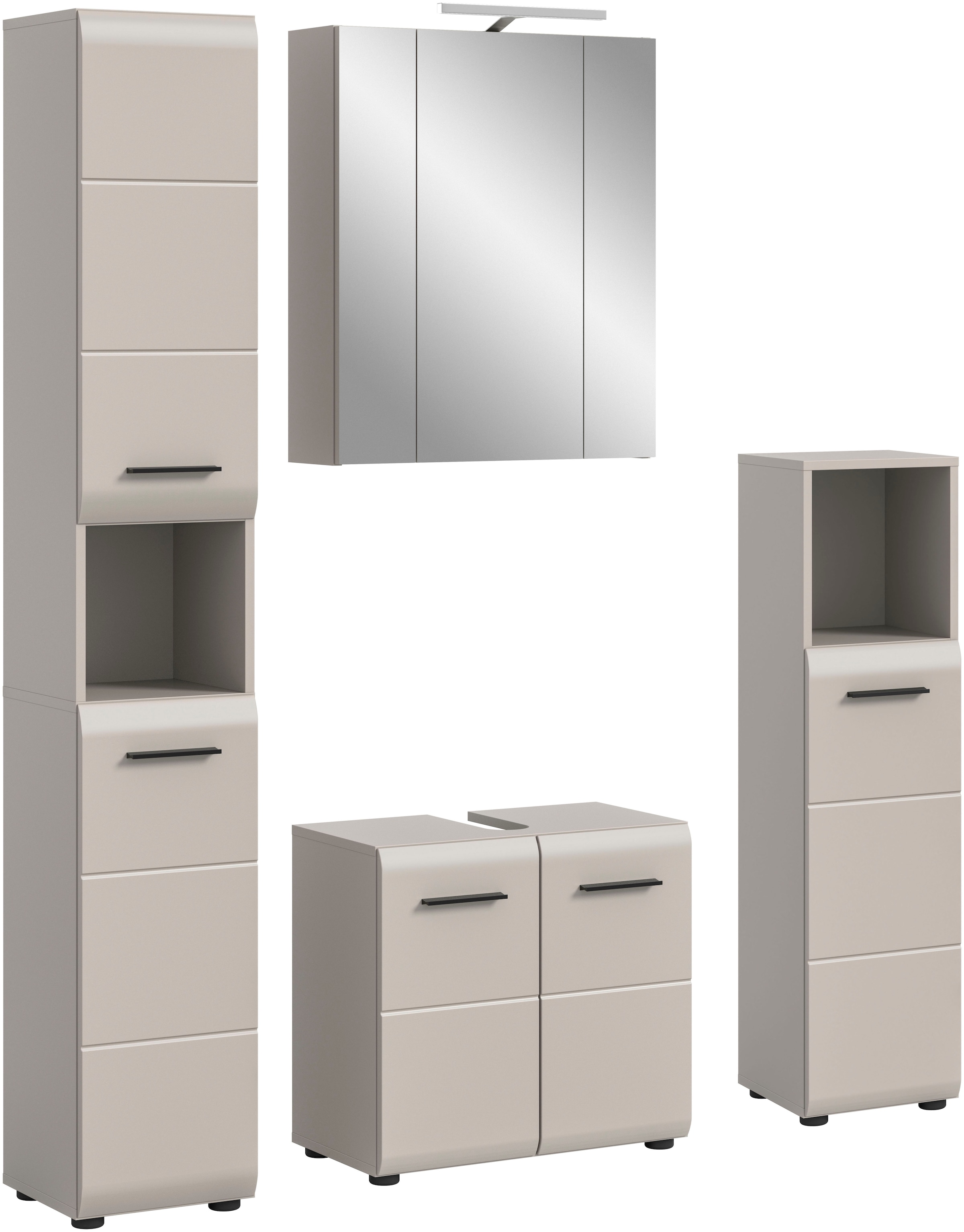 welltime Badezimmer-Set Set, 5 Stk. tlg.