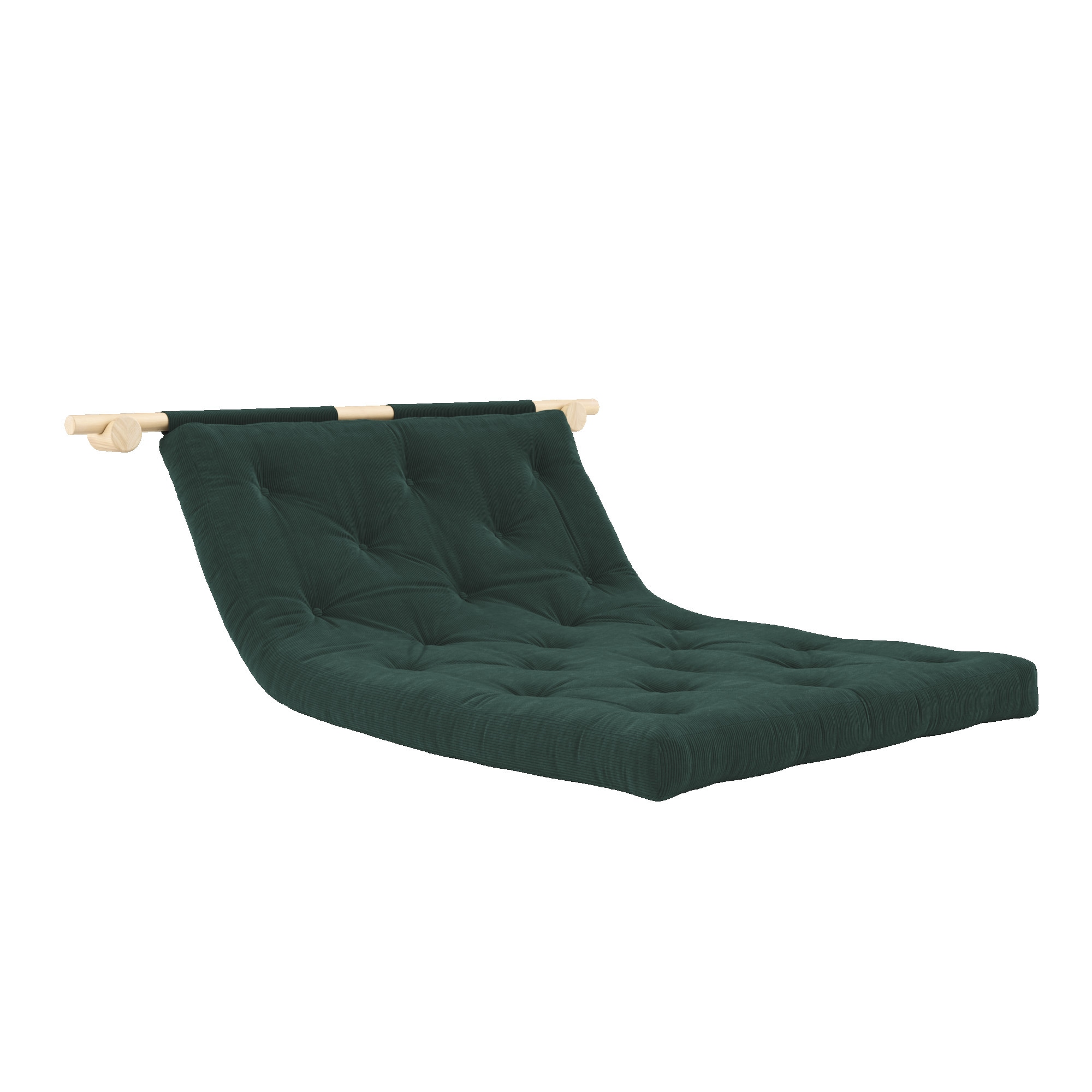 Karup Design Schlafsofa »Hooked Schlafsessel, Sitz- und Schlafplatz, Wandmontiert, platzsparend«, Futonmatratze inkl. Halterungsset aus FSC®-zertifiziertem Massivholz