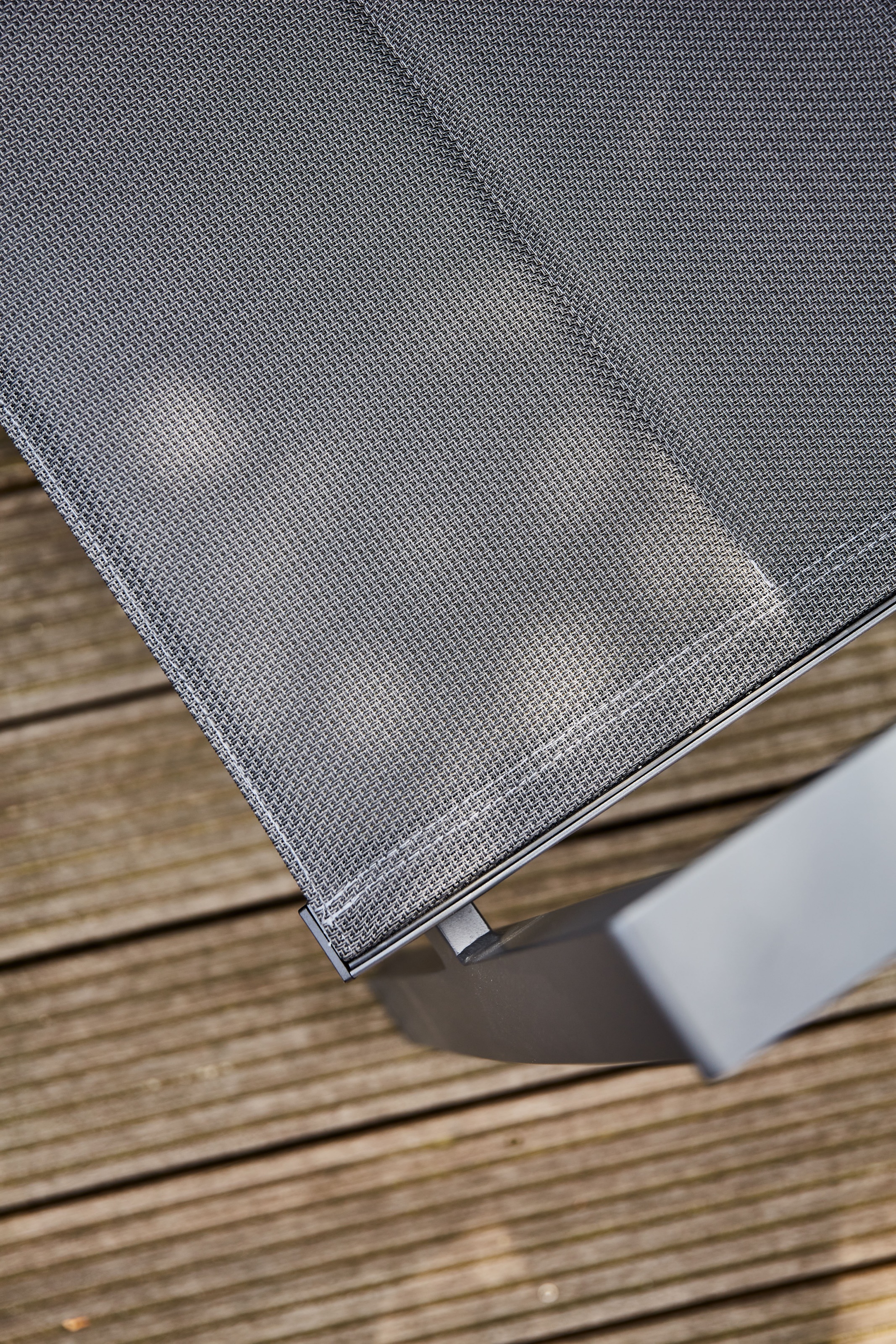 Siena Garden Gartensessel »MILANO Relax Move Sessel« Gestell aus Aluminium matt anthrazit, Bezug padded dunkelgrau