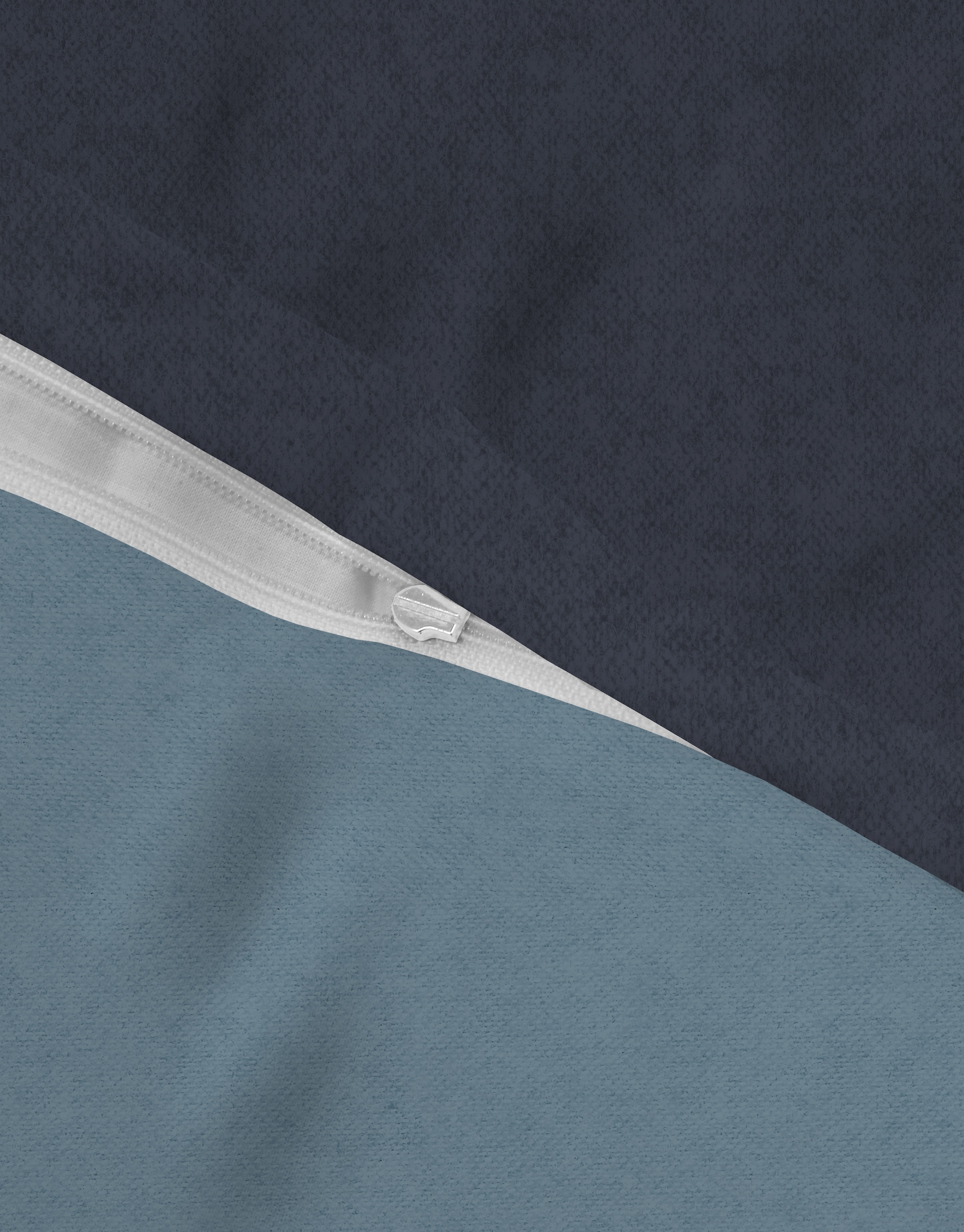 Biberna Kissenbezug »0840500 HERMAL Premium Biber Melange-Flanell 100% Baumwolle« Kissenhülle, wärmend & weich, Reißverschluss, Satinpaspel