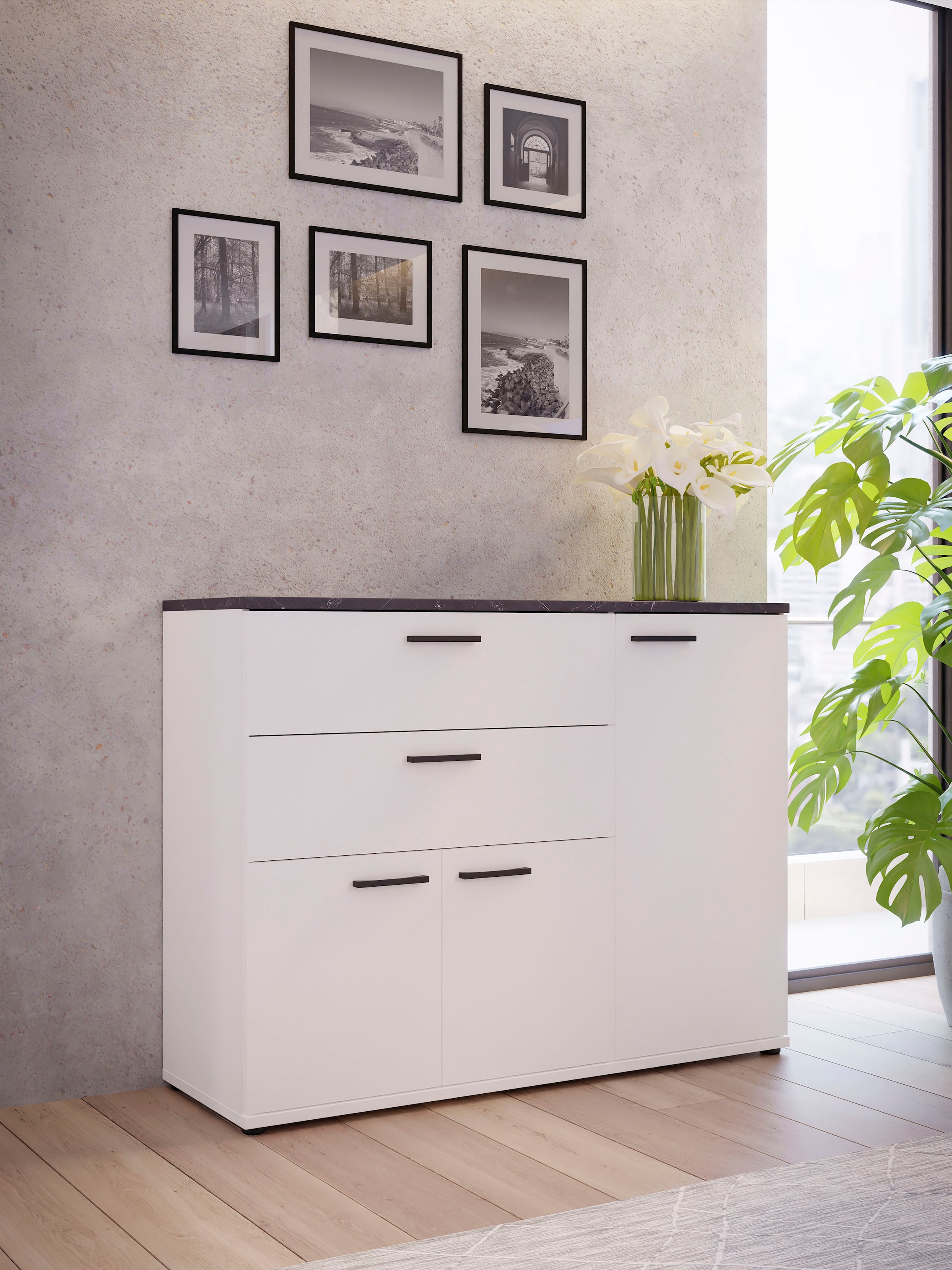 FORTE Highboard "Forte Saltwater", Breite ca. 125 cm günstig online kaufen