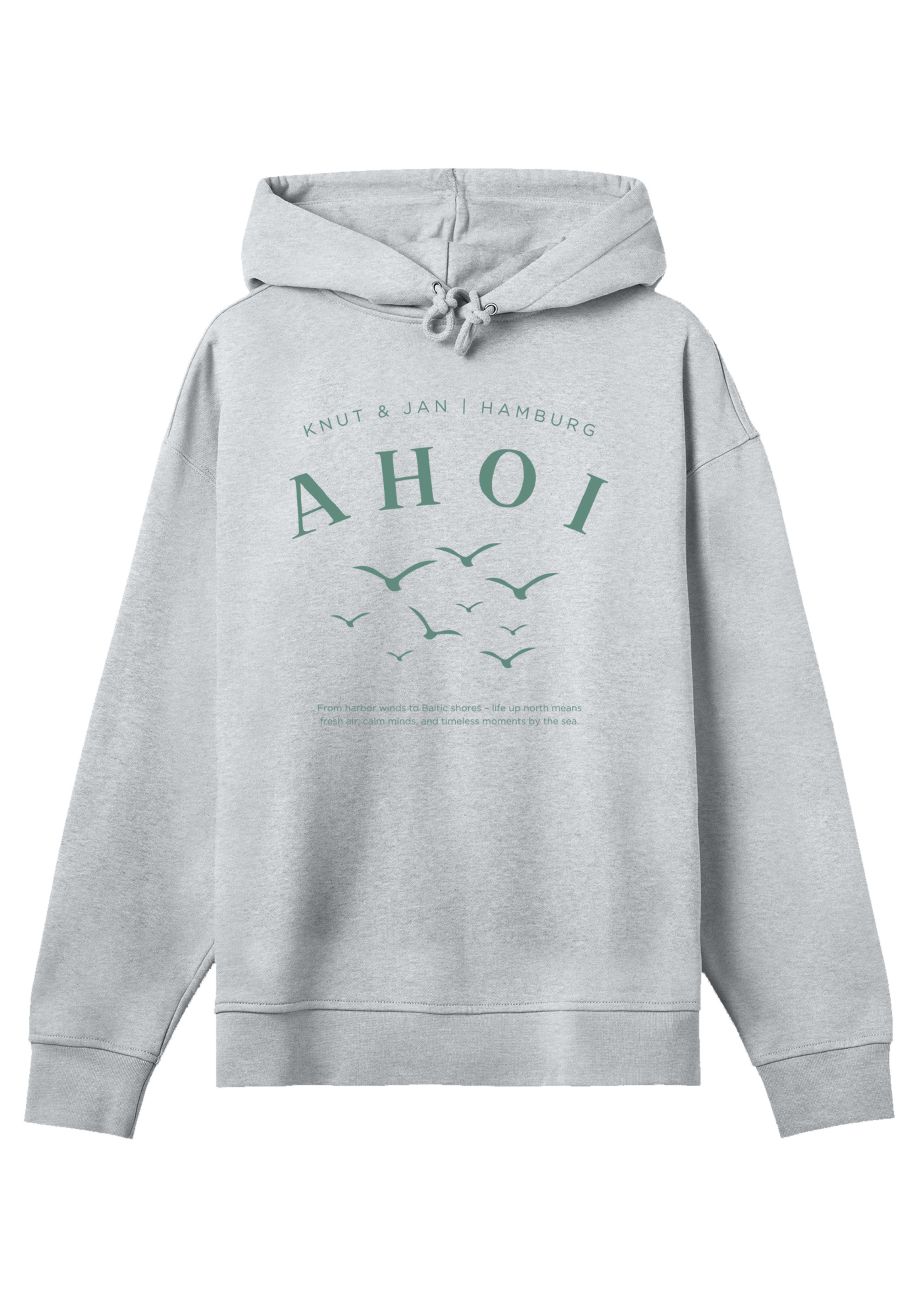 F4NT4STIC Kapuzenpullover »Ahoi Möwe Knut und Jan«, Osteee Kollektion, Urlaub, Ahoi Moin