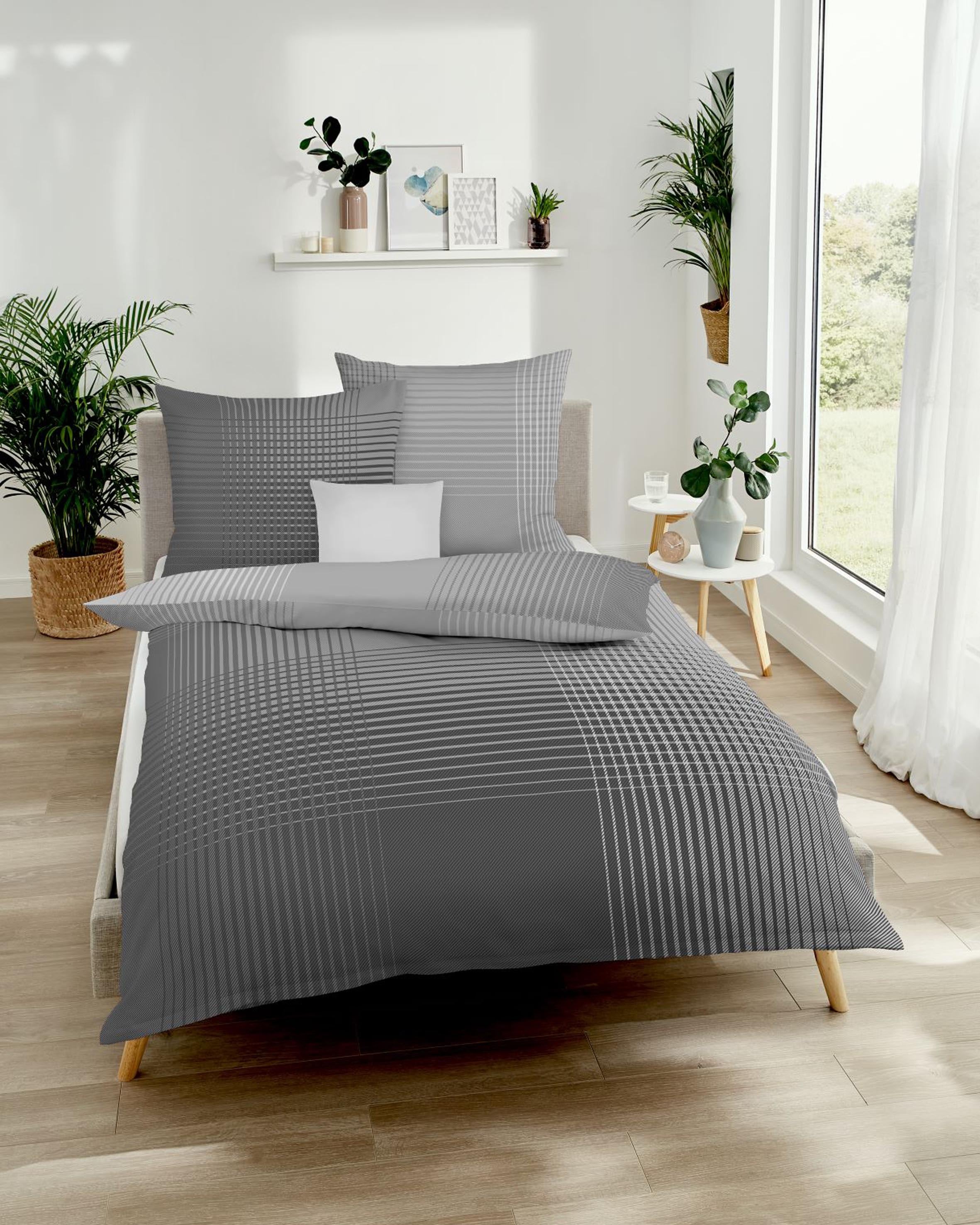 Kaeppel Bettwäsche "Master" 3 Stk. tlg. mit Karomuster günstig online kaufen