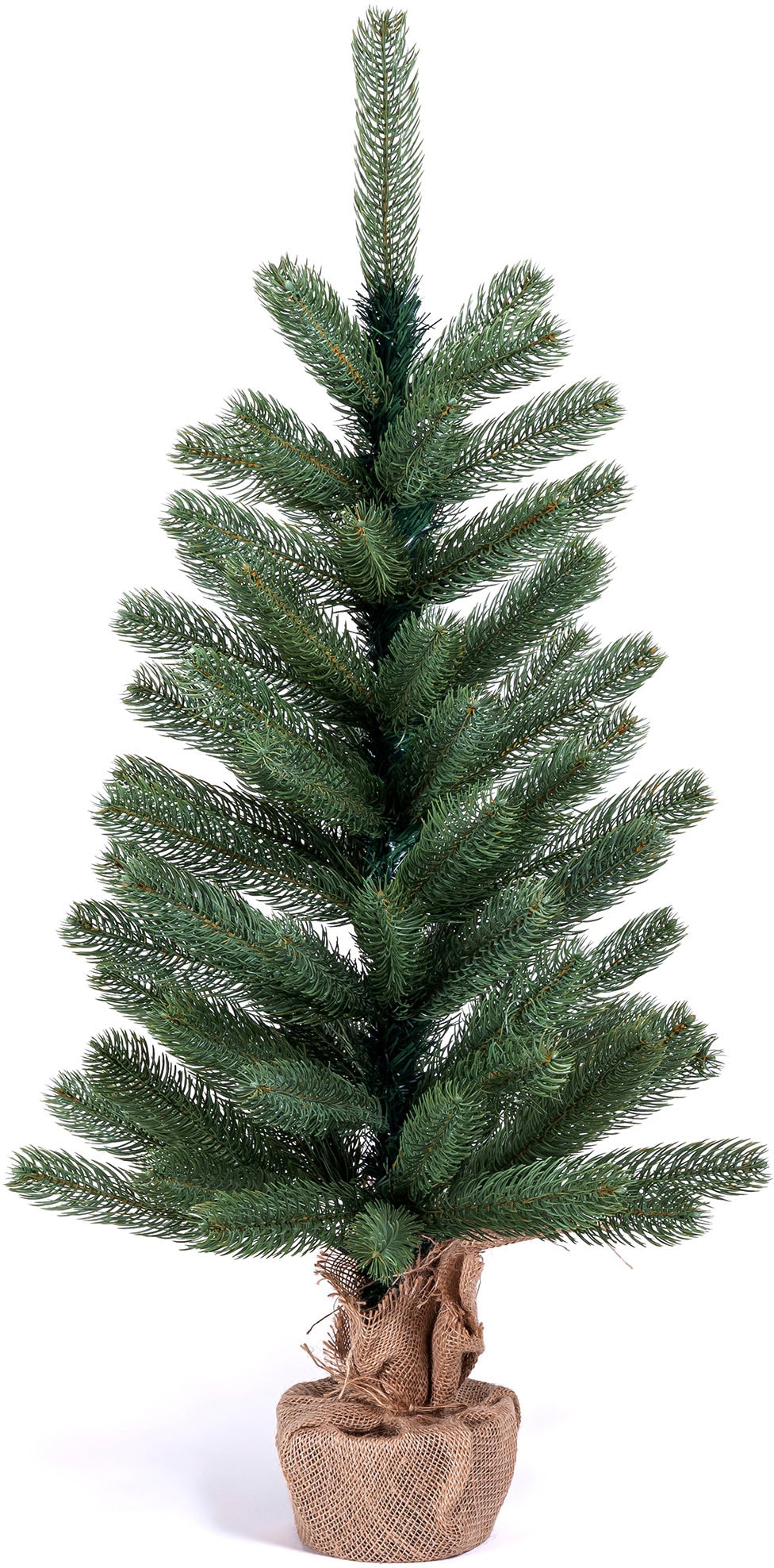 | kaufen Holzsockel Zweigen Dekobaum mit auf Fichtenstamm my »Janosch, beschneiten BAUR Weihnachtsdeko«, home