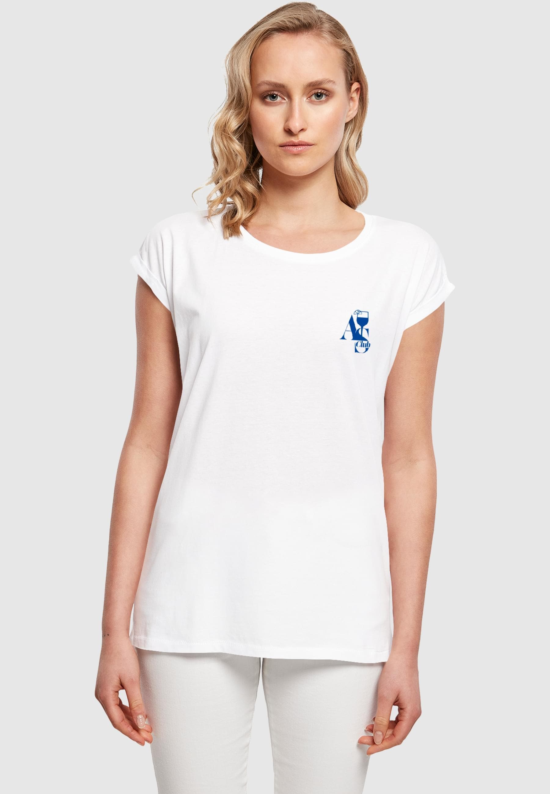 Miss Tee T-Shirt »Miss Tee A S Club Ladies Extended Shoulder Tee«, (1 tlg.)