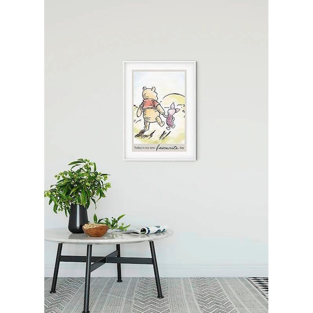 Komar Poster »Winnie Pooh Today«, Disney, (1 St.), Kinderzimmer,  Schlafzimmer, Wohnzimmer | BAUR