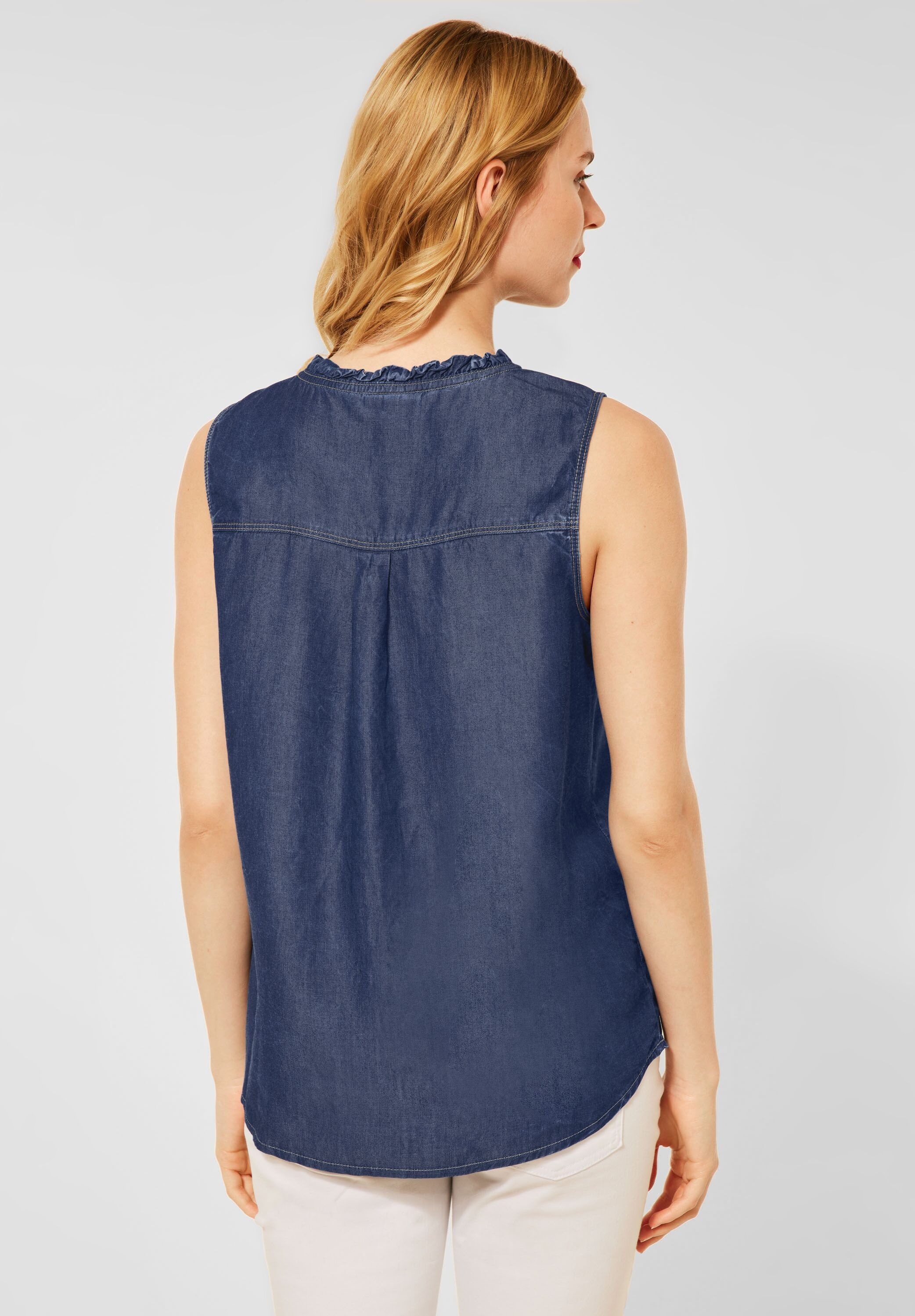 STREET ONE Blusentop, im Denim-Style online bestellen | BAUR