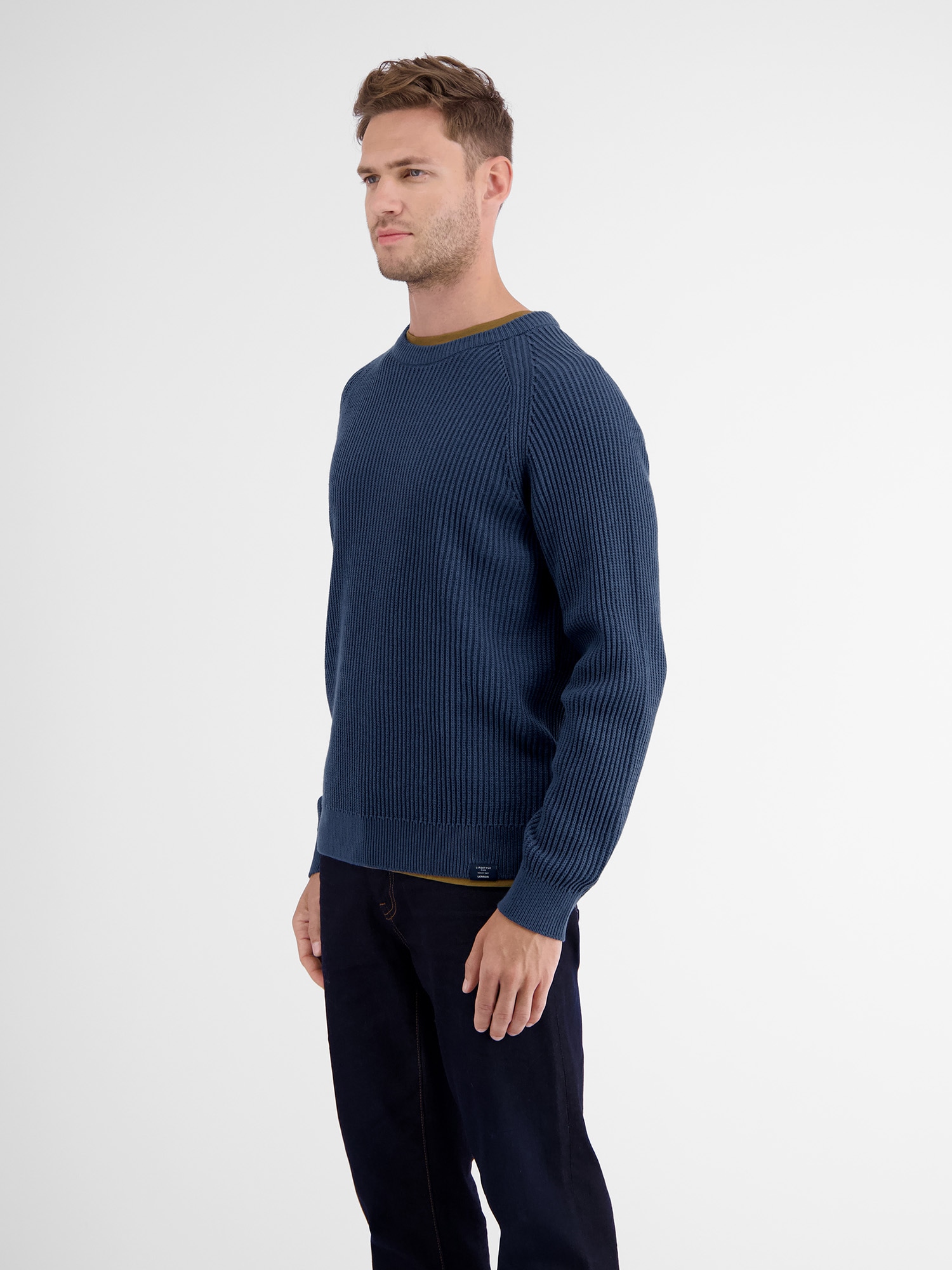 LERROS Strickpullover »LERROS Strickpullover, Fishermanstyle«