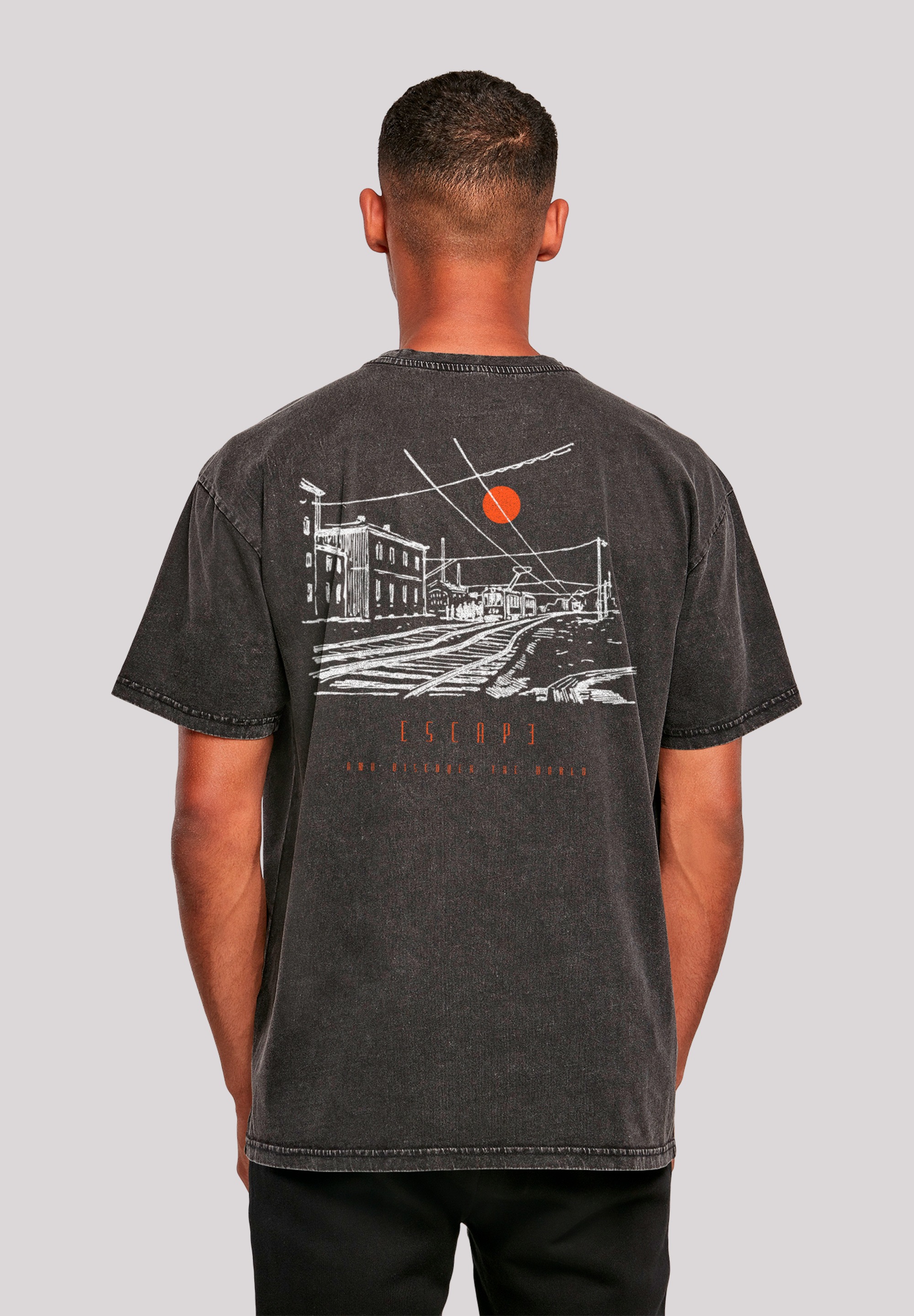 F4NT4STIC T-Shirt "Oversize Escape Discover the World Town", Premium Qualit günstig online kaufen