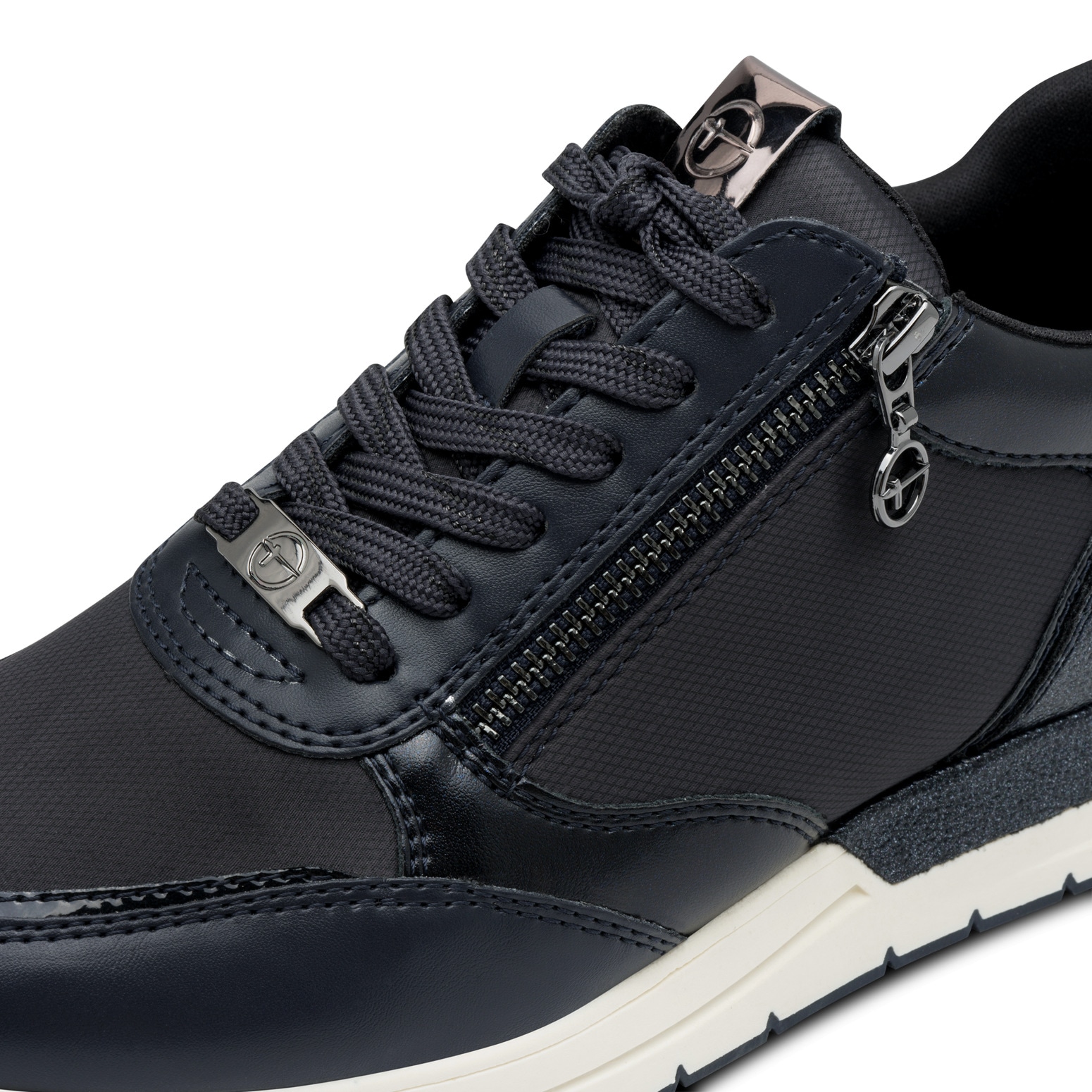 Tamaris Keilsneaker, Freizeitschuh, Halbschuh, Logoaufnäher an der Schuhzunge