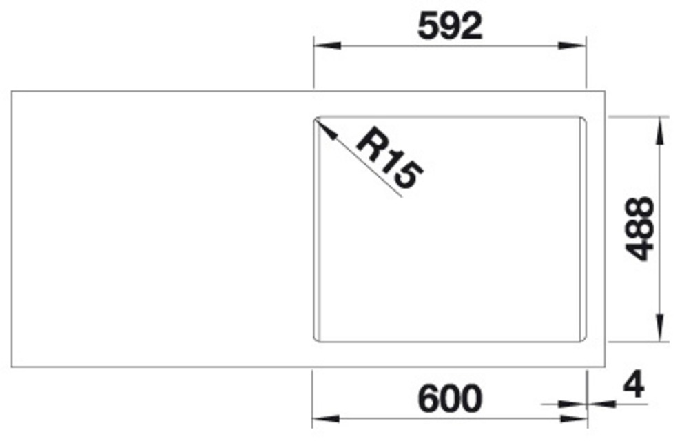 Blanco Küchenspüle »PALONA 6« 1 Stk. tlg. erhältlich in mehreren Farben