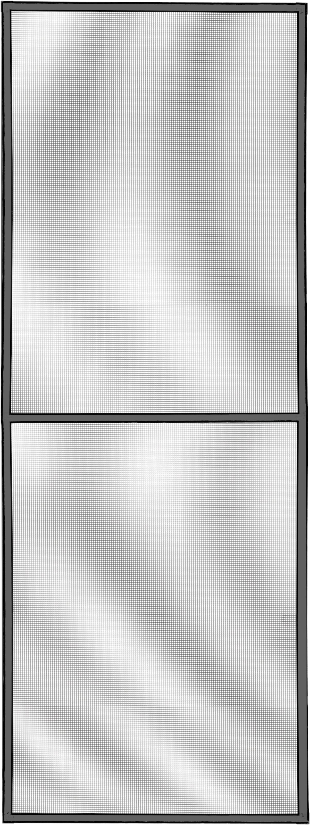 SCHELLENBERG Insektenschutz-Fensterrahmen »Premium für bodentiefe Fenster«, Fliegengitter mit Rahmen aus Aluminium, anthrazit, weiß, 120 x 240 cm