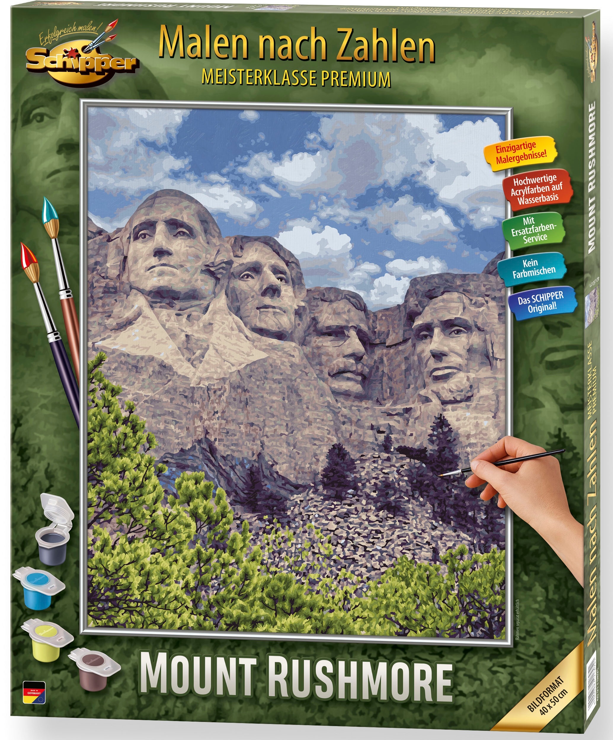 Schipper Malen nach Zahlen »Meisterklasse Premium - Mount Rushmore« Made in Germany