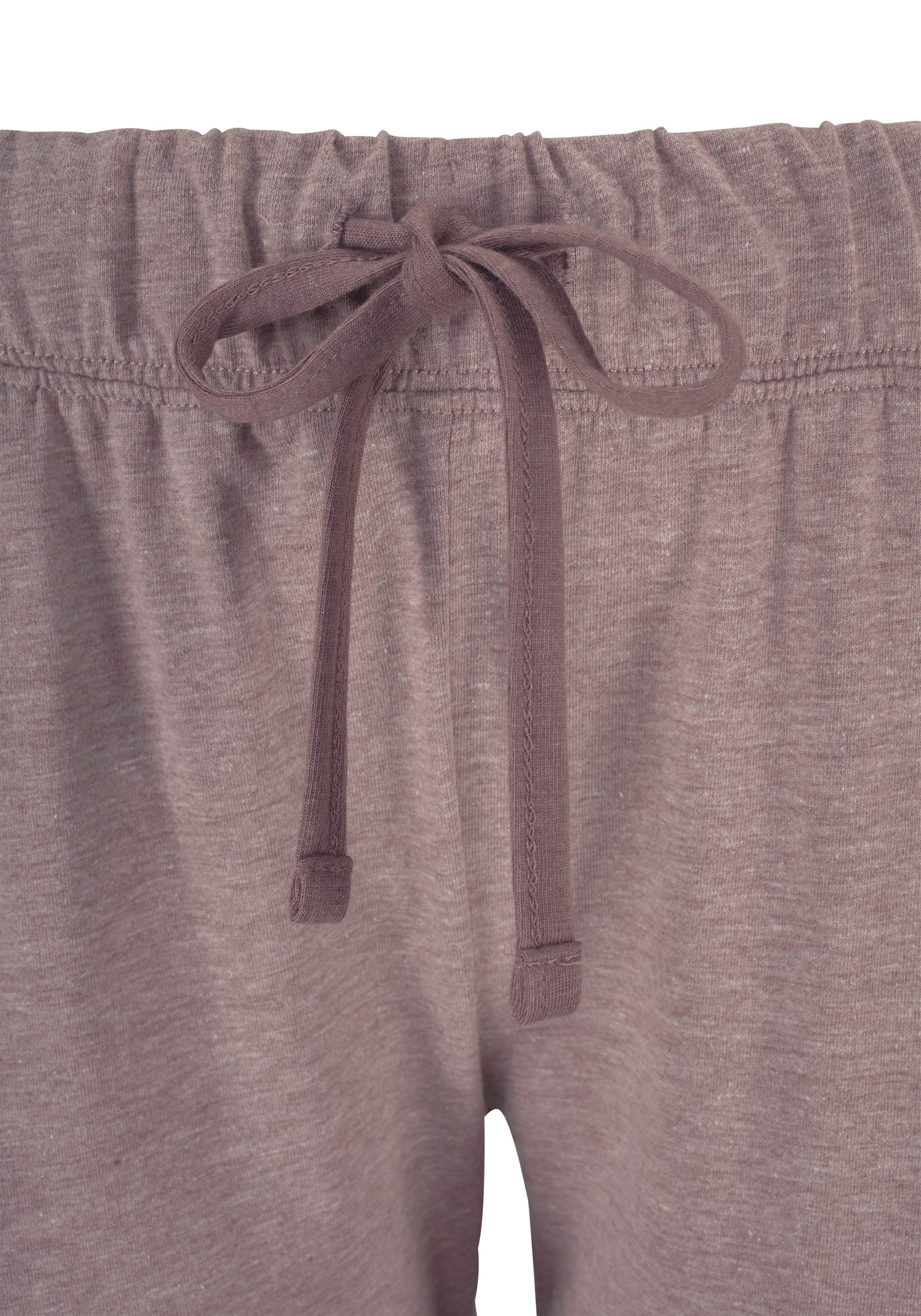 Arizona Pyjama, (2 tlg., 1 Stück), in melierter Qualität mit Knopfleiste  bestellen | BAUR