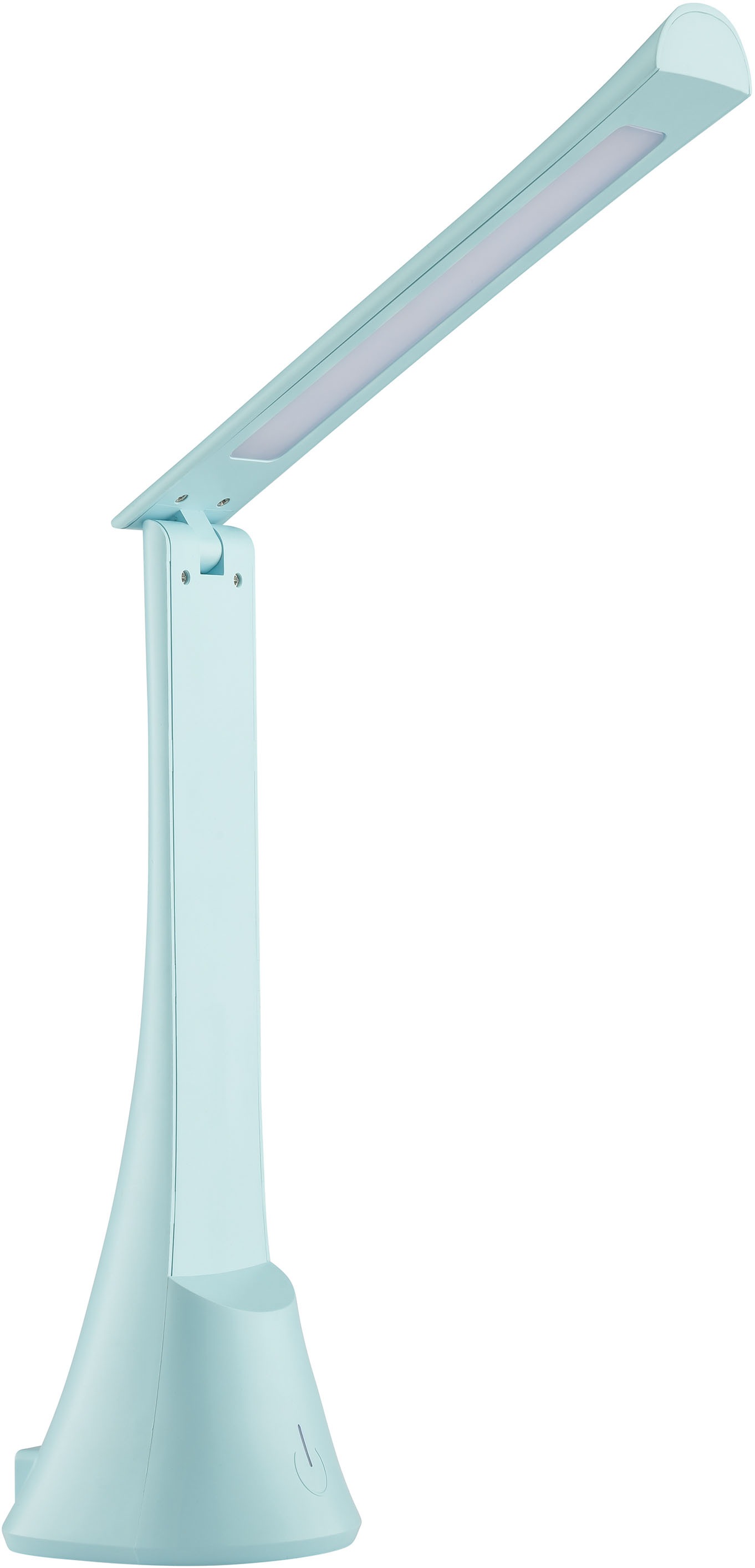 Brilliant LED Tischleuchte »Idana« LED-Modul 1 Stk. Kaltweiß mit Akku, 37 cm, 350 lm, 5500 K, Touchdimmer, USB, hellblau