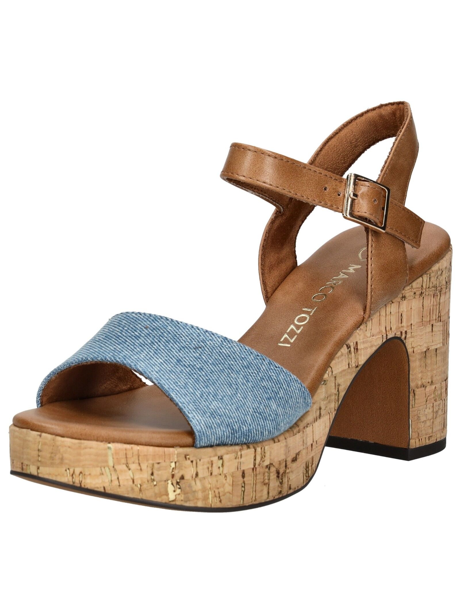 MARCO TOZZI High-Heel-Sandalette "Marco Tozzi Sandalen Lederimitat/Textil" günstig online kaufen