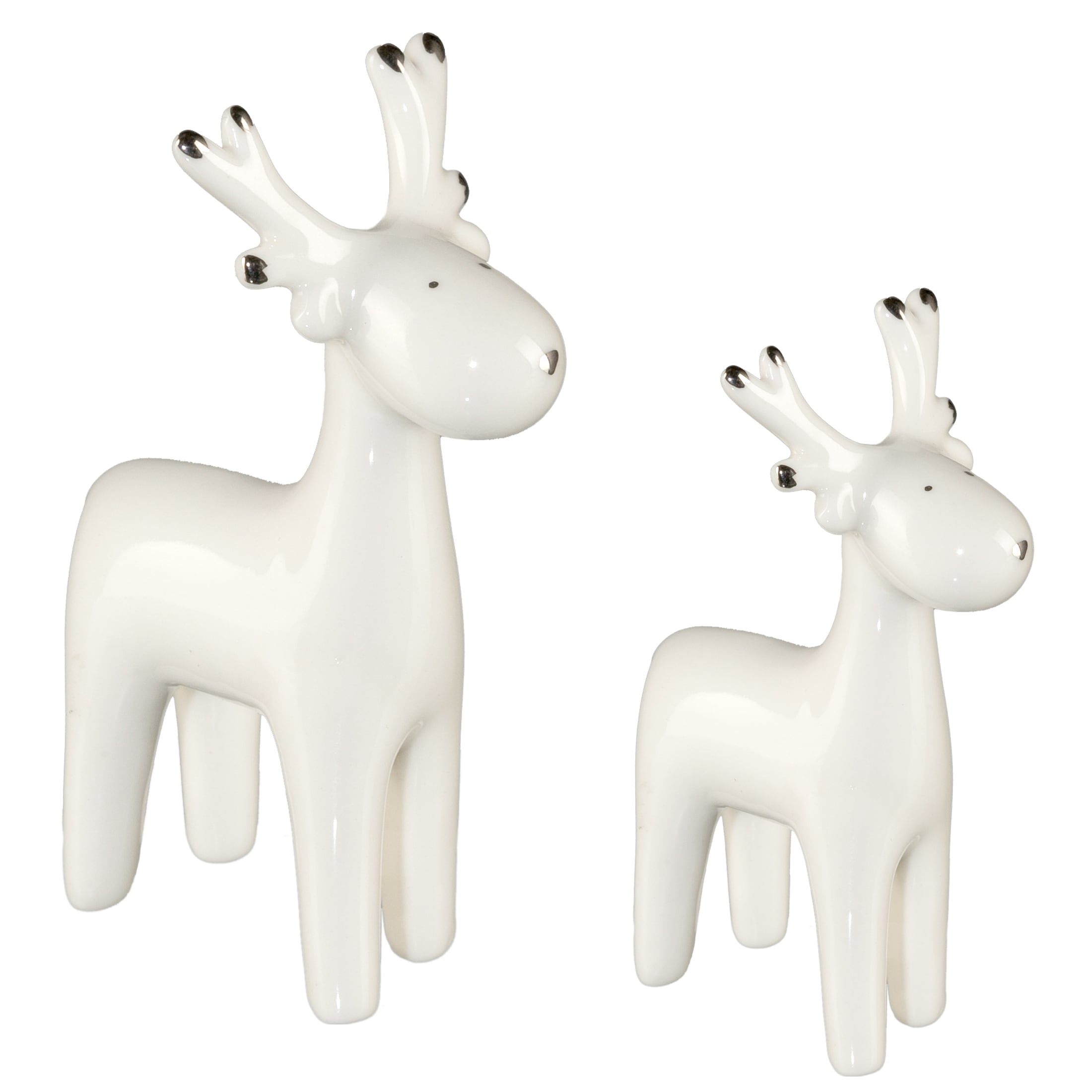 Creativ home Weihnachtsfigur »Keramikfigur Elch« in zwei Größen handbemalt