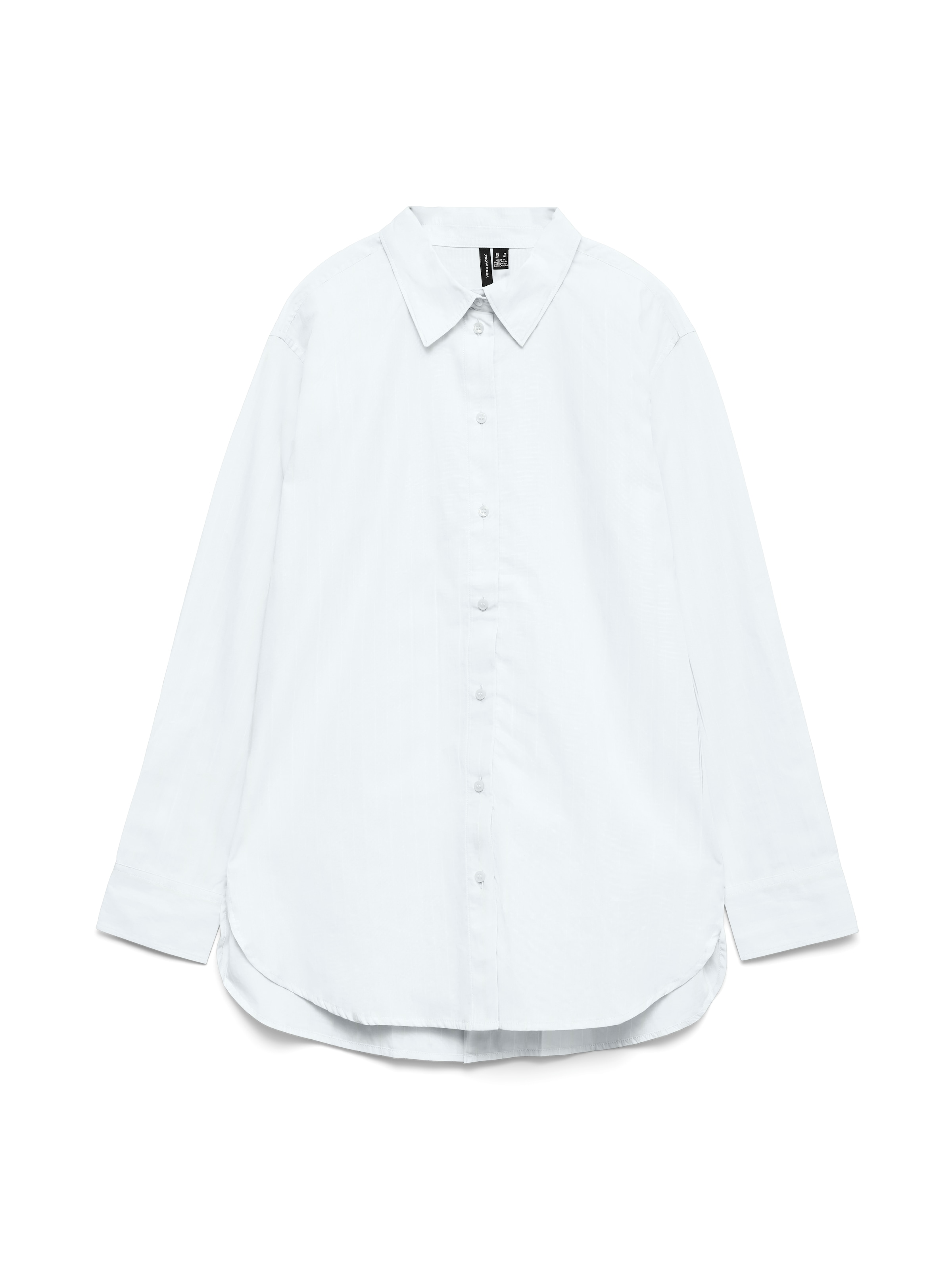 Vero Moda Hemdbluse »VMELINA LS SHIRT WVN NOOS« Baumwolle