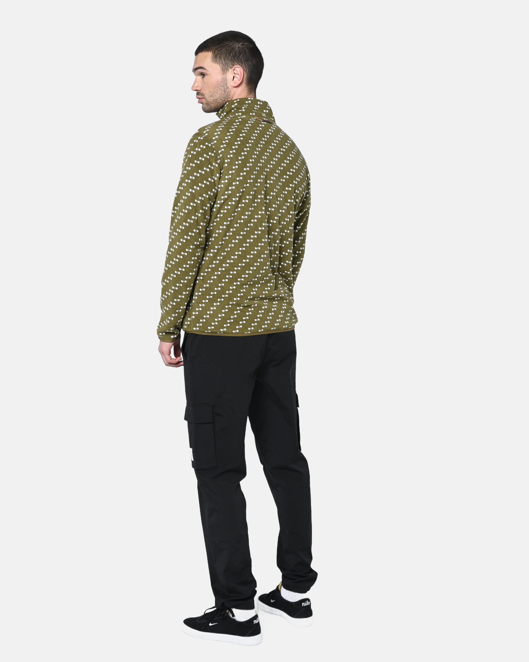 BULA Strickpullover, mit Stehkragen und kurzem Reißverschluss