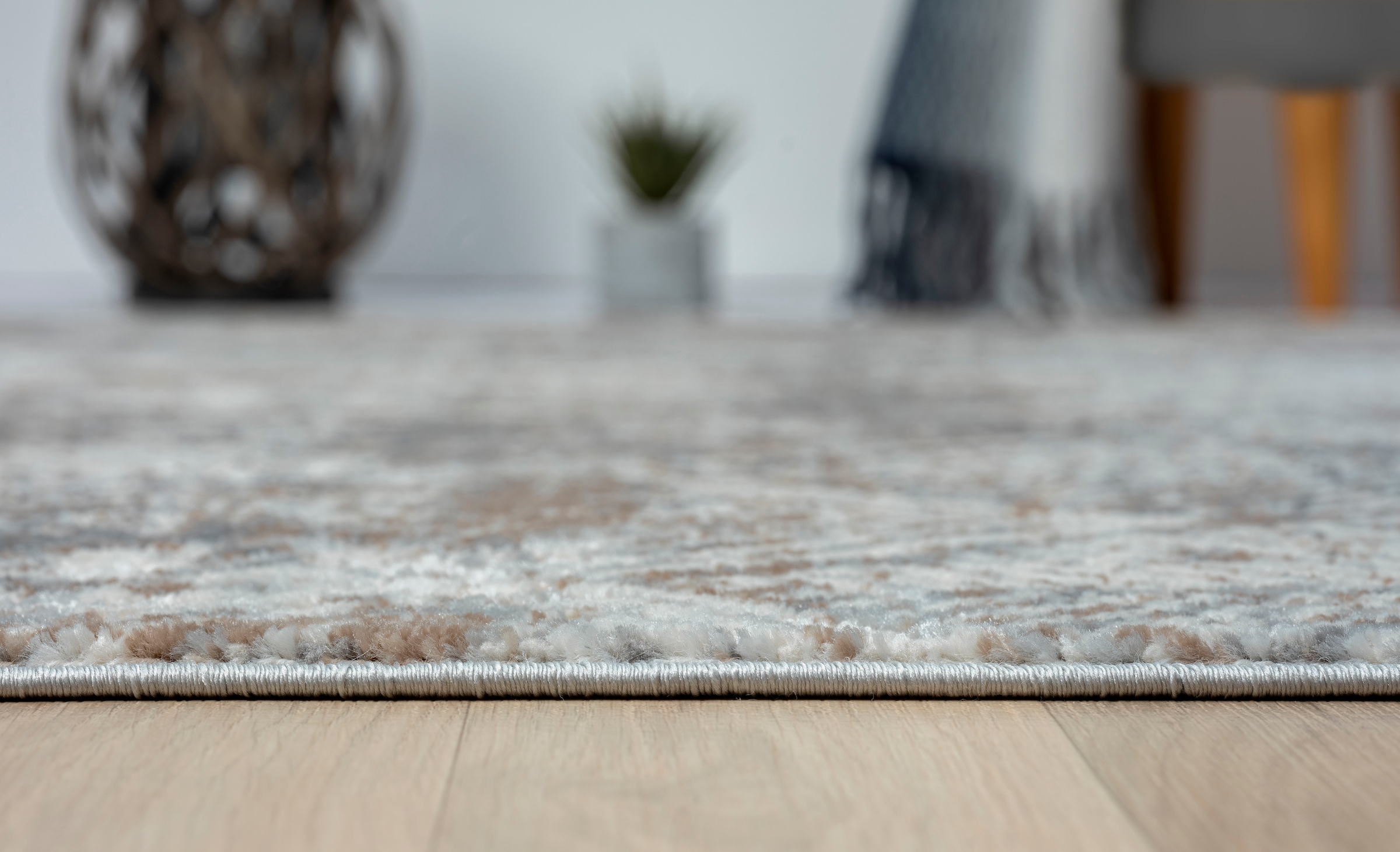 OTTO home Teppich »Micah« rechteckig 8 mm Höhe Kurzflor, modernes Design, pflegeleicht, Wohnzimmer