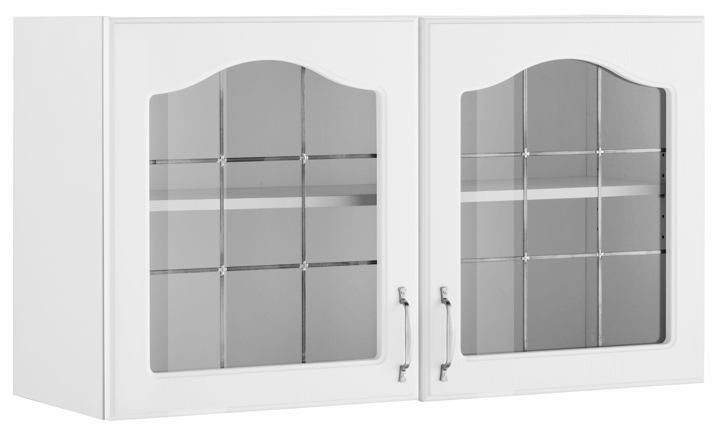 wiho Küchen Glashängeschrank »Linz«, 100 cm breit, mit 2 Glastüren kaufen |  BAUR