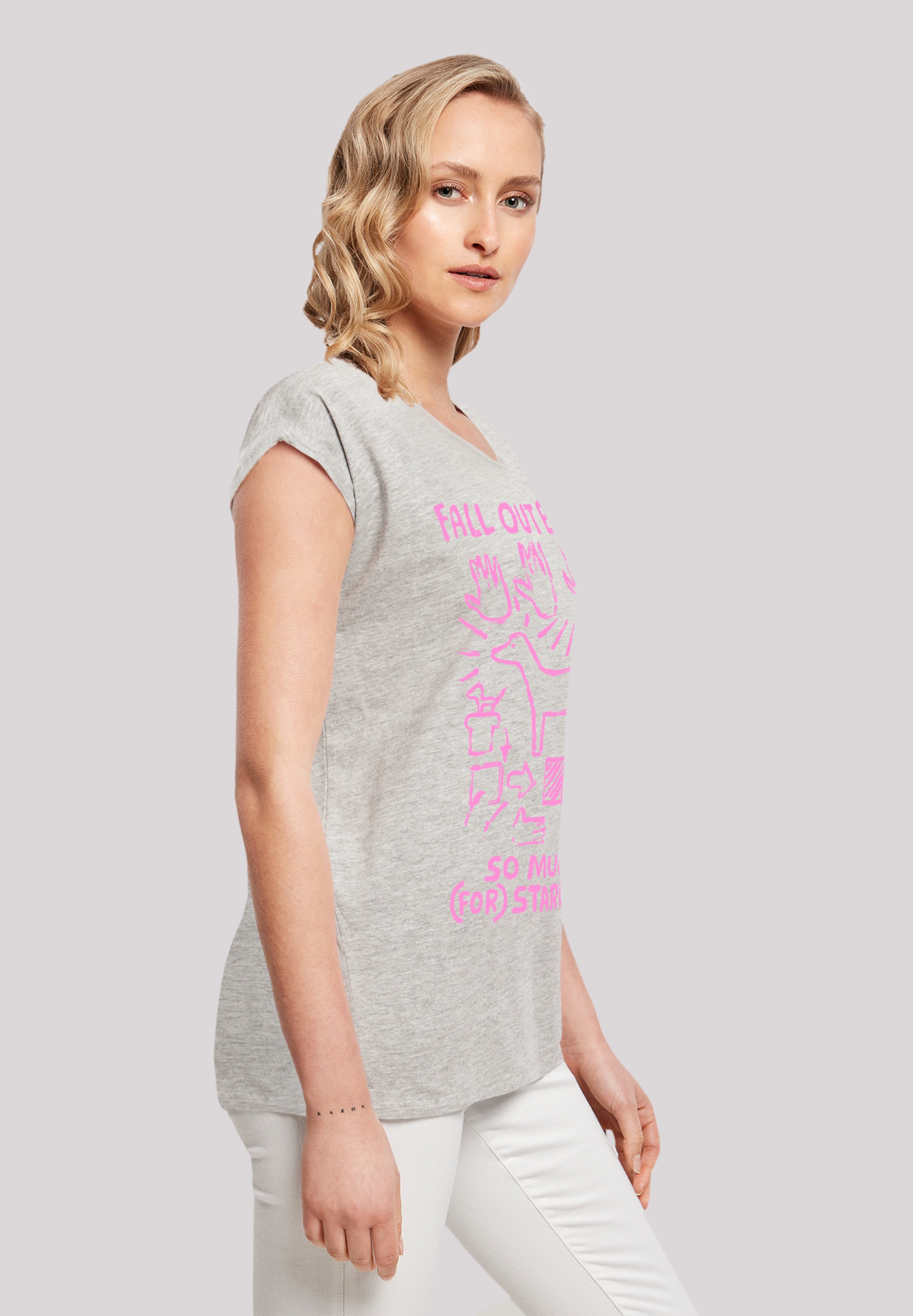 F4NT4STIC T-Shirt »Fall Out Boy Pink Dog So Much Stardust«, Premium Qualität