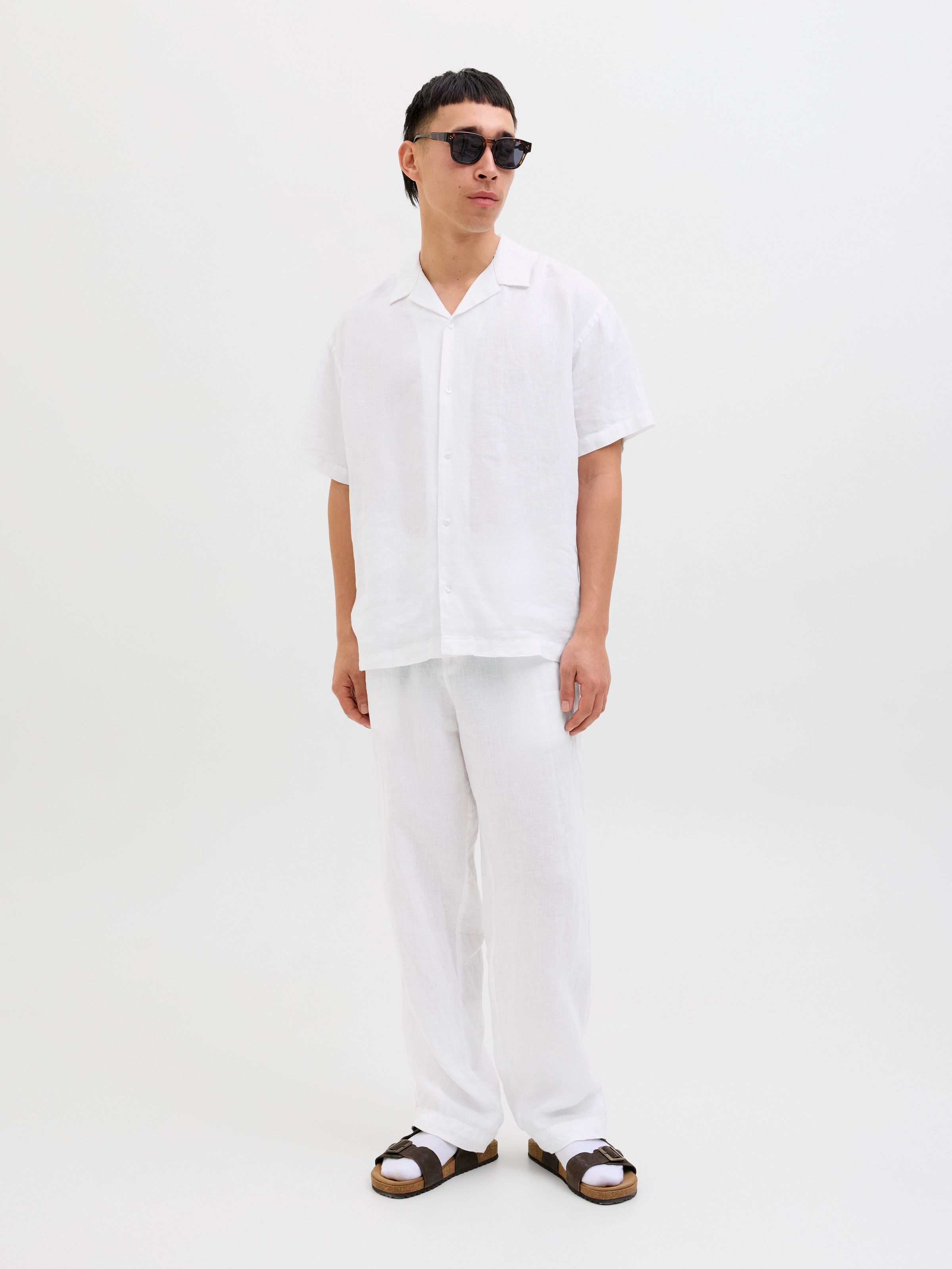 Jack & Jones Chinohose »JPSTKARL LAWRENCE LINEN CHINO SN«