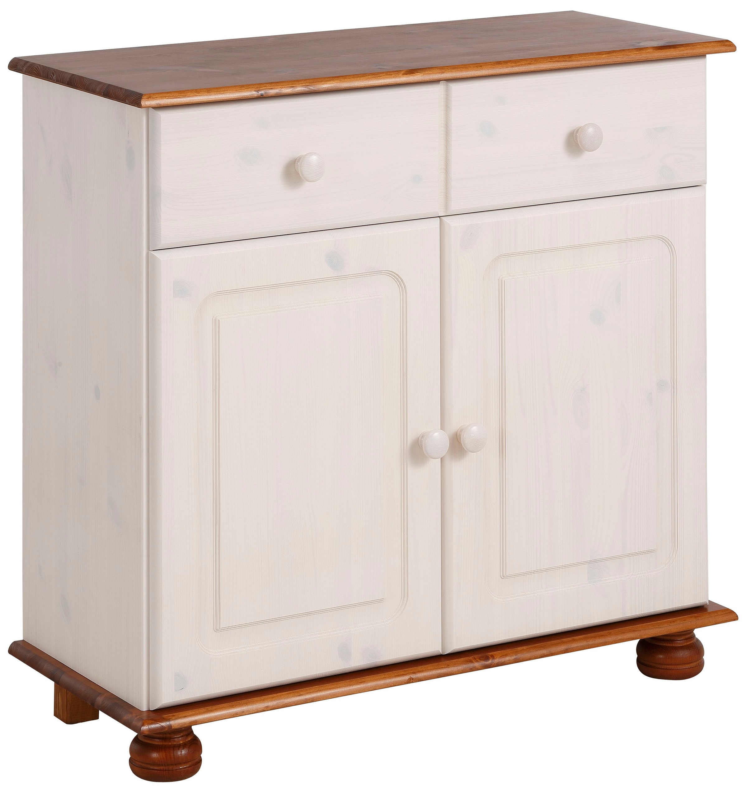 OTTO home Sideboard "Mette" Kommode mit gefrästen, kugelförmigen Füßen, Bre günstig online kaufen