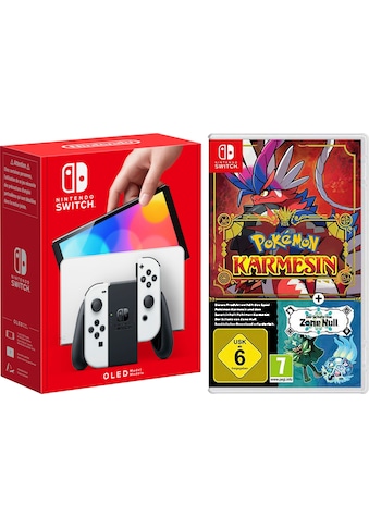 Nintendo Switch Konsolen-Set »Switch OLED + Pokemon Ka...