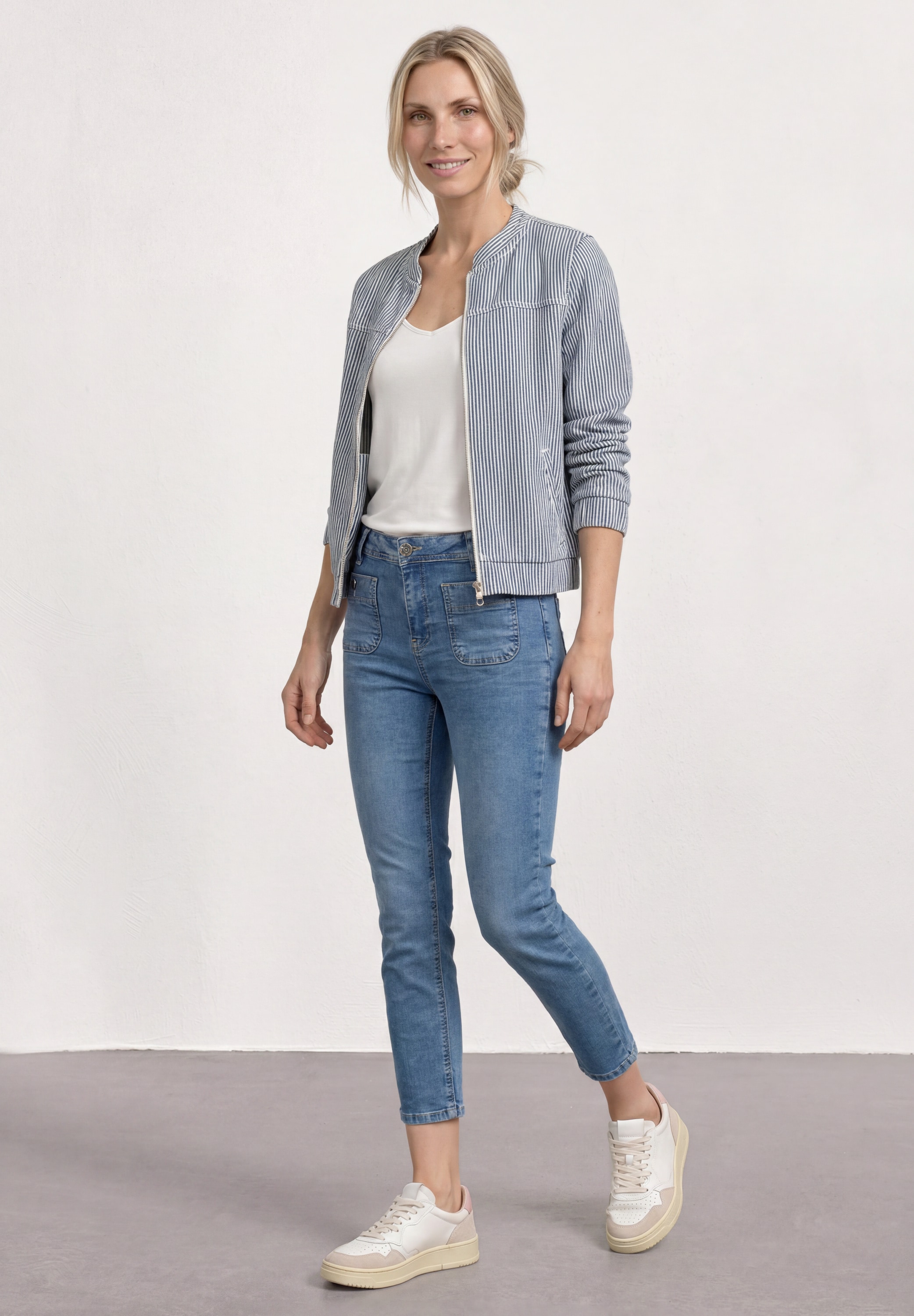 STREET ONE Slim-fit-Jeans aus Baumwolle mit Stretchanteil