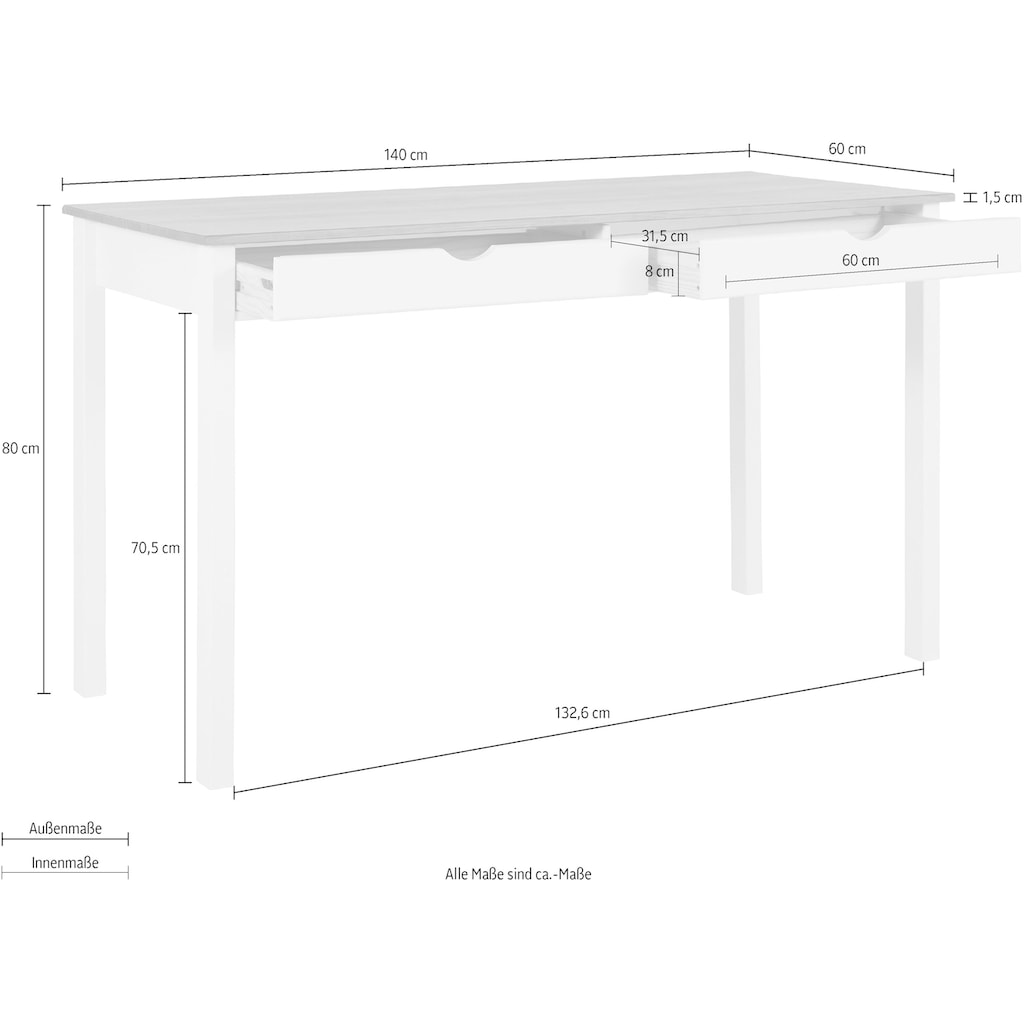 INOSIGN Schreibtisch »Gava«