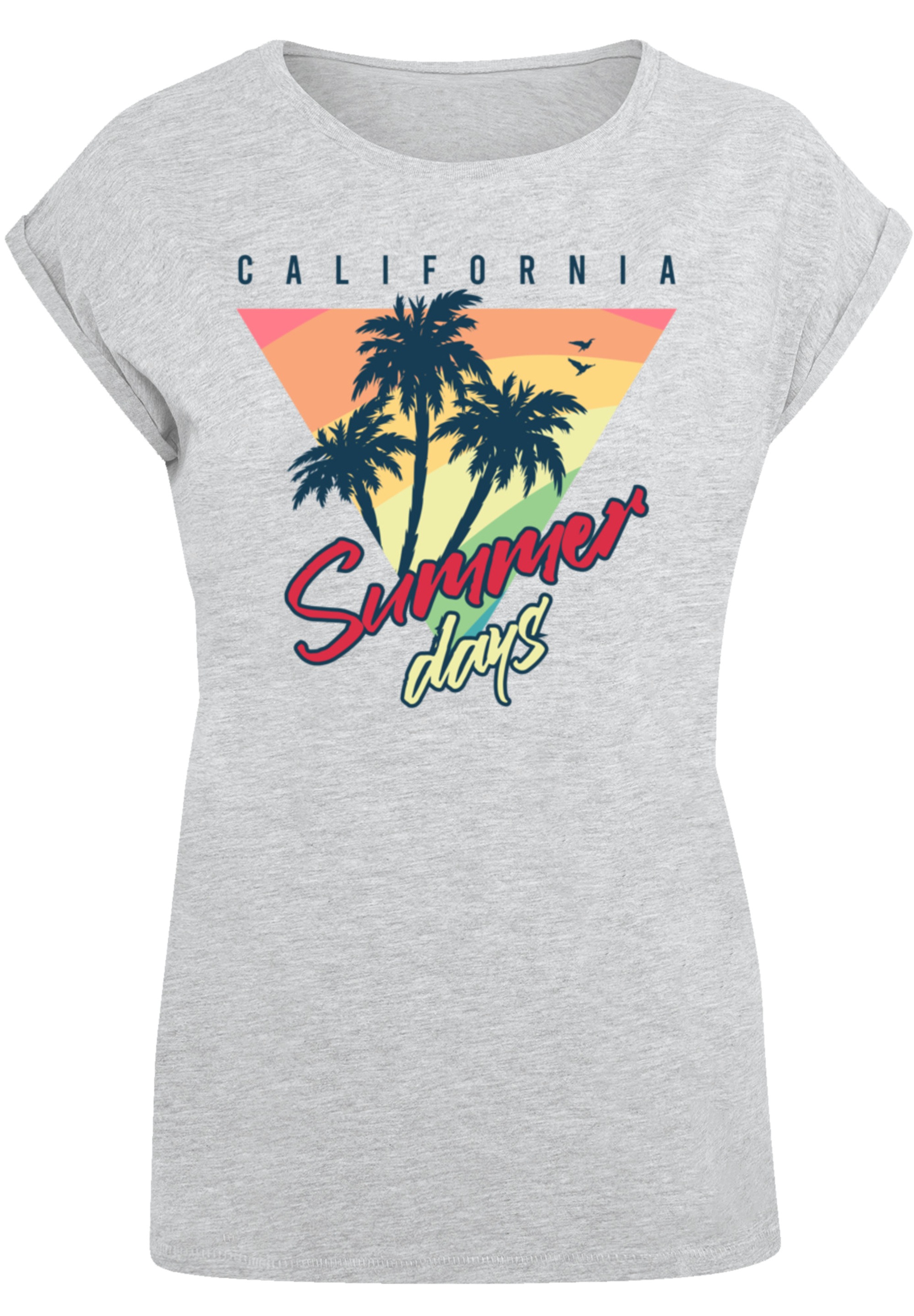 F4NT4STIC T-Shirt »California Palmen Retro«, Premium Qualität