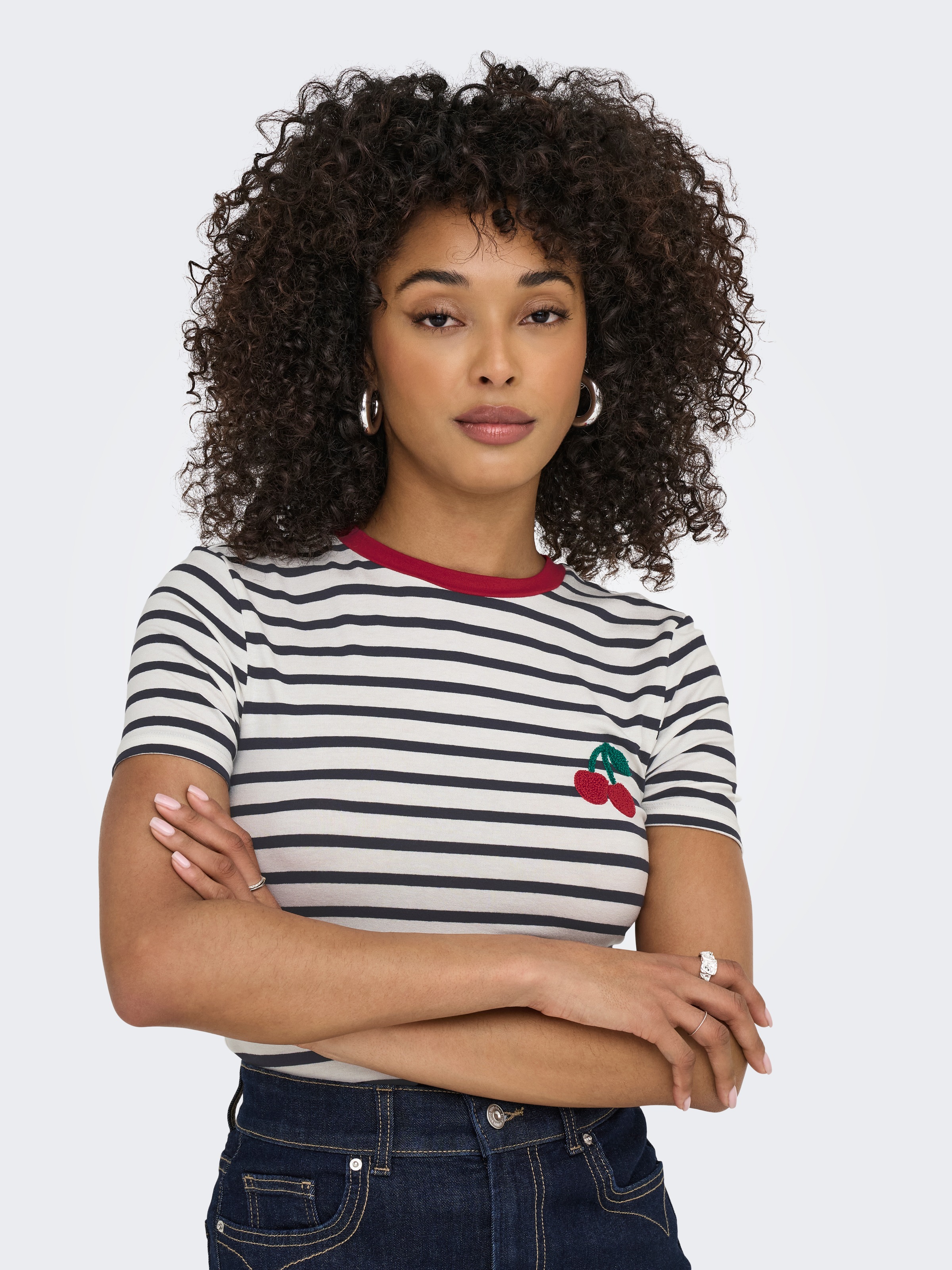 Thumbnail - ONLY Kurzarmshirt "ONLHEART LIFE S/S TEE JRS NOOS"