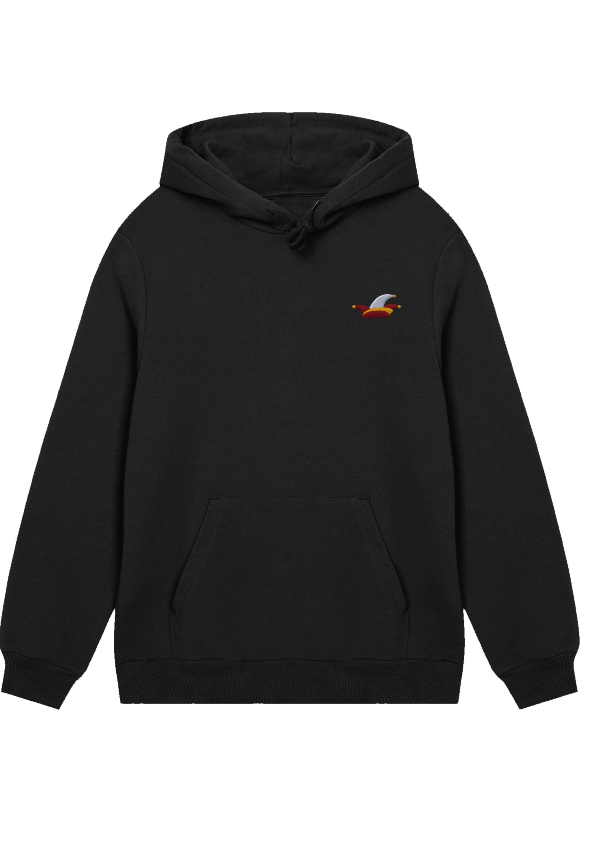 F4NT4STIC Kapuzenpullover »Karneval Hut Bestickt«, Premium Qualität, Stickerei