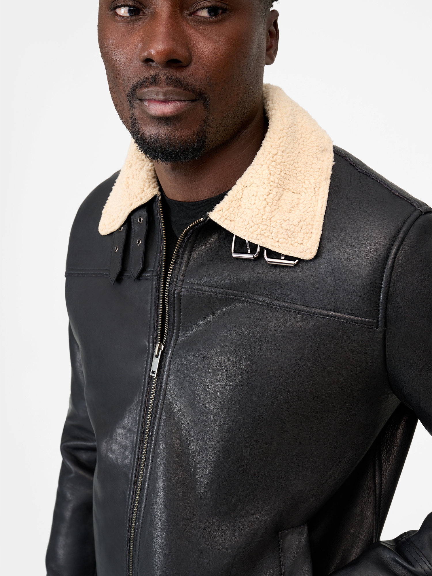 RICANO Bikerjacke »Lederjacke Alvaro« ohne Kapuze Handgefertigt aus echtem Leder