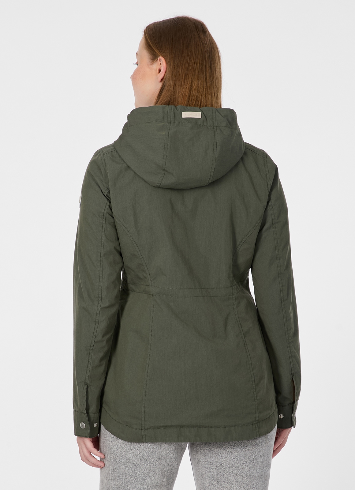 Ragwear Parka »DANKIRA« mit Kapuze Mit Kordelzug zum Taillieren