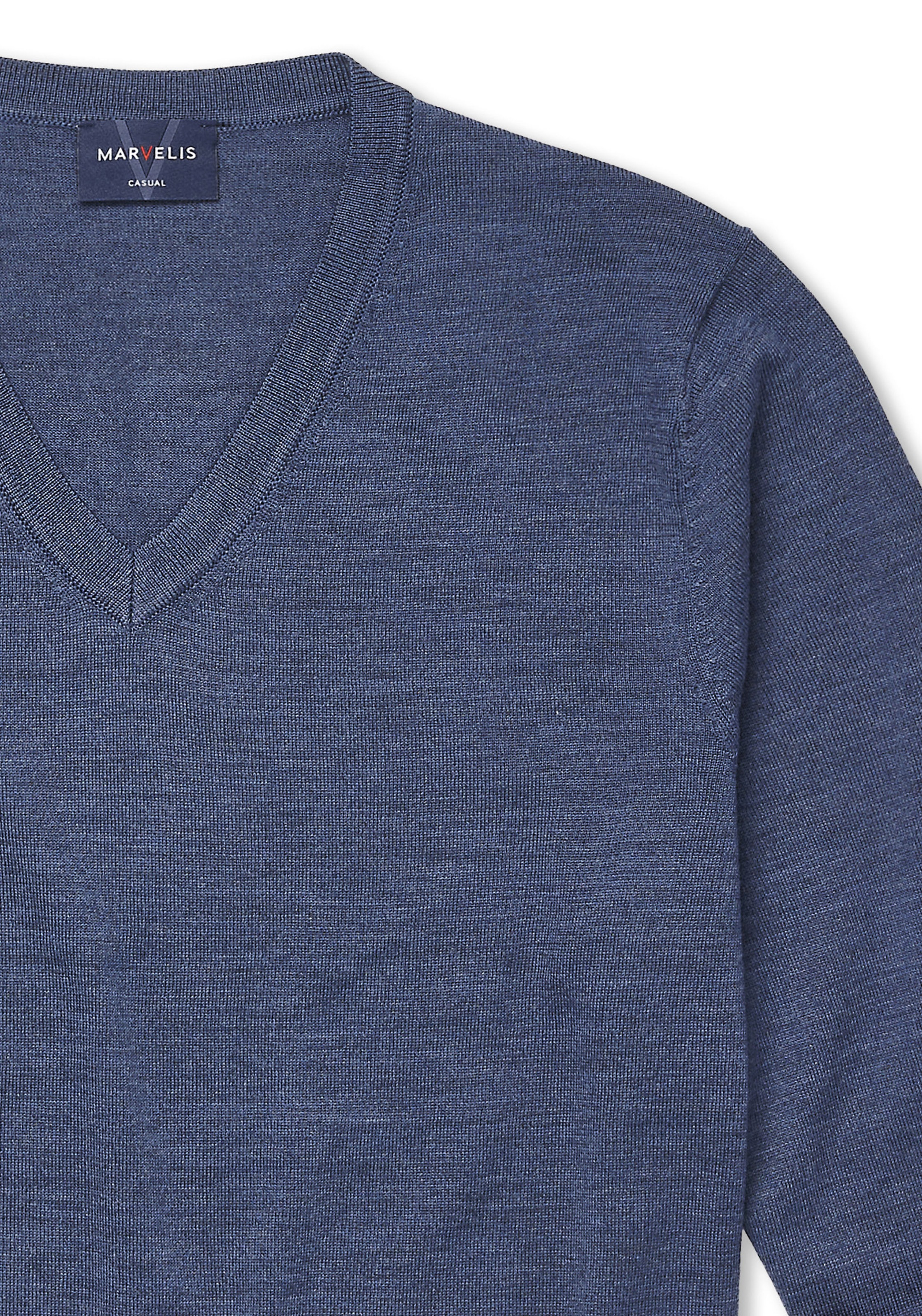 MARVELIS V-Ausschnitt-Pullover günstig online kaufen