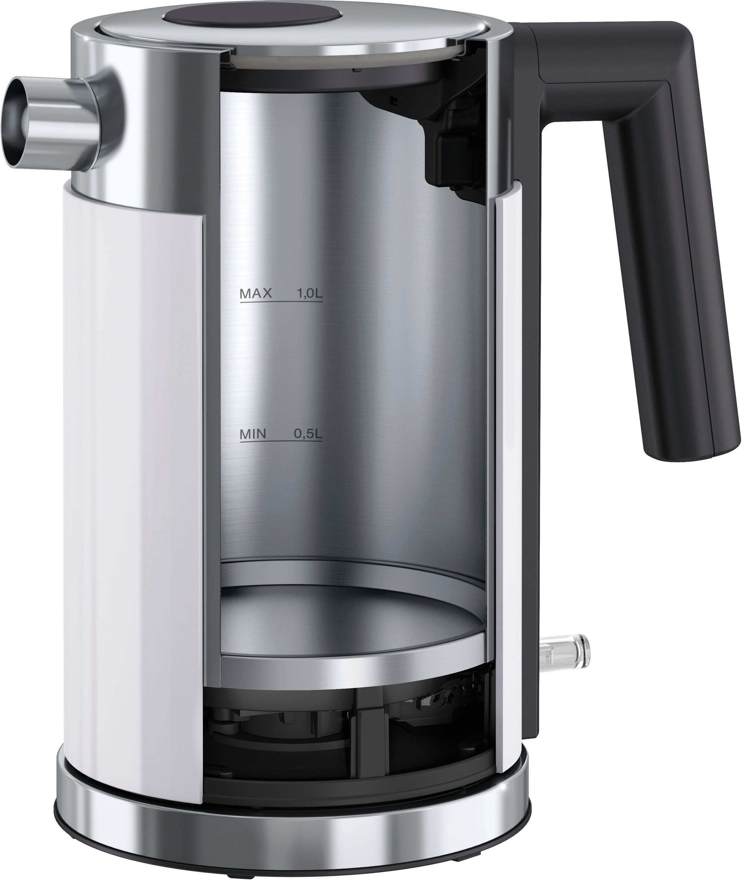 Graef Wasserkocher »WK 401«, 1 l, 1850 W, Edelstahl, weiß