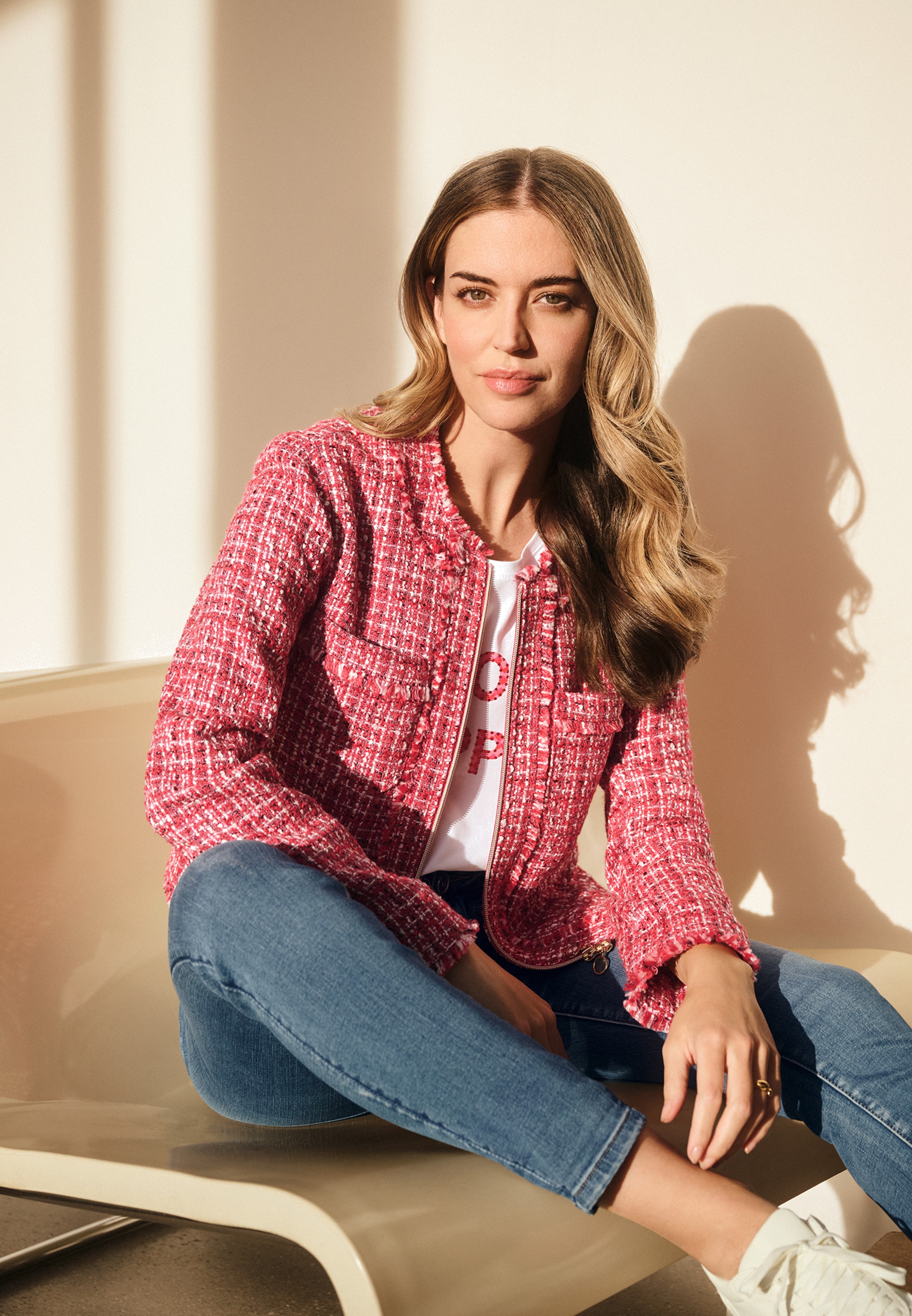 Betty Barclay Jackenblazer »Damen mit Fransen« Material