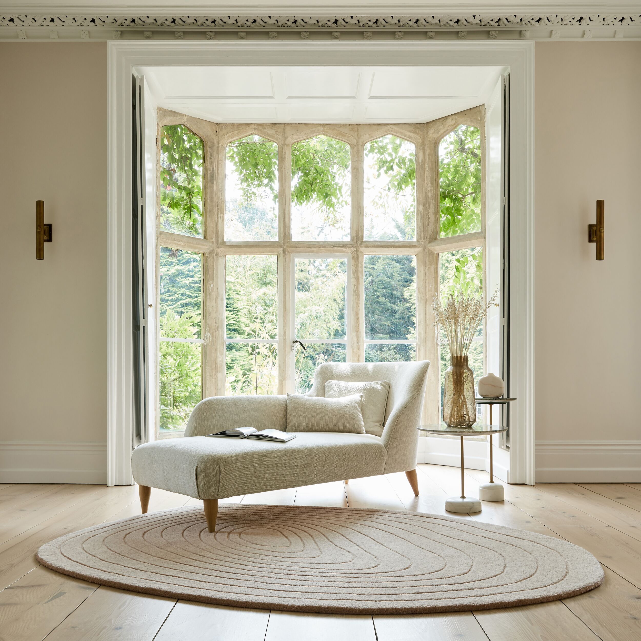 FLAIR RUGS Teppich "PUDDLE OMBRE WOOL" rechteckig 11 mm Höhe Wollteppich in Pfützenform