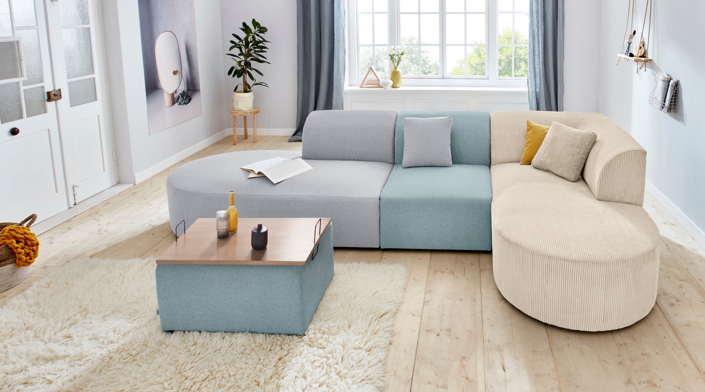 andas Sofa-Eckelement »Alesund«, als Einzelelement oder Modulteil