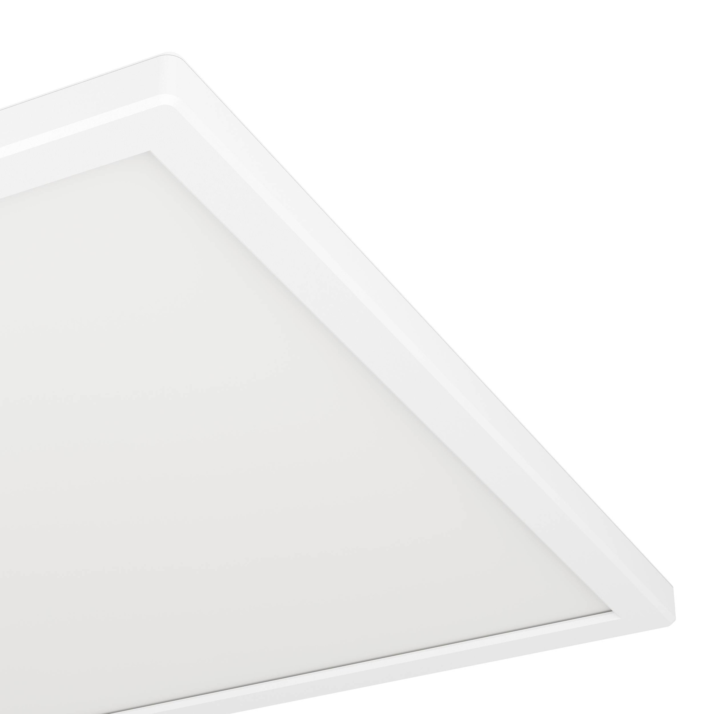 EGLO Deckenleuchte »Rovito Deckenlampe, Deckenbeleuchtung, Badlampe, Kunststoff, IP44« LED-Modul 1 Stk. Kaltweiß | Neutralweiß | Warmweiß Wand-/Deckenleuchte - L39 x B39 x H3 cm - weiß - 17,6W inkl.