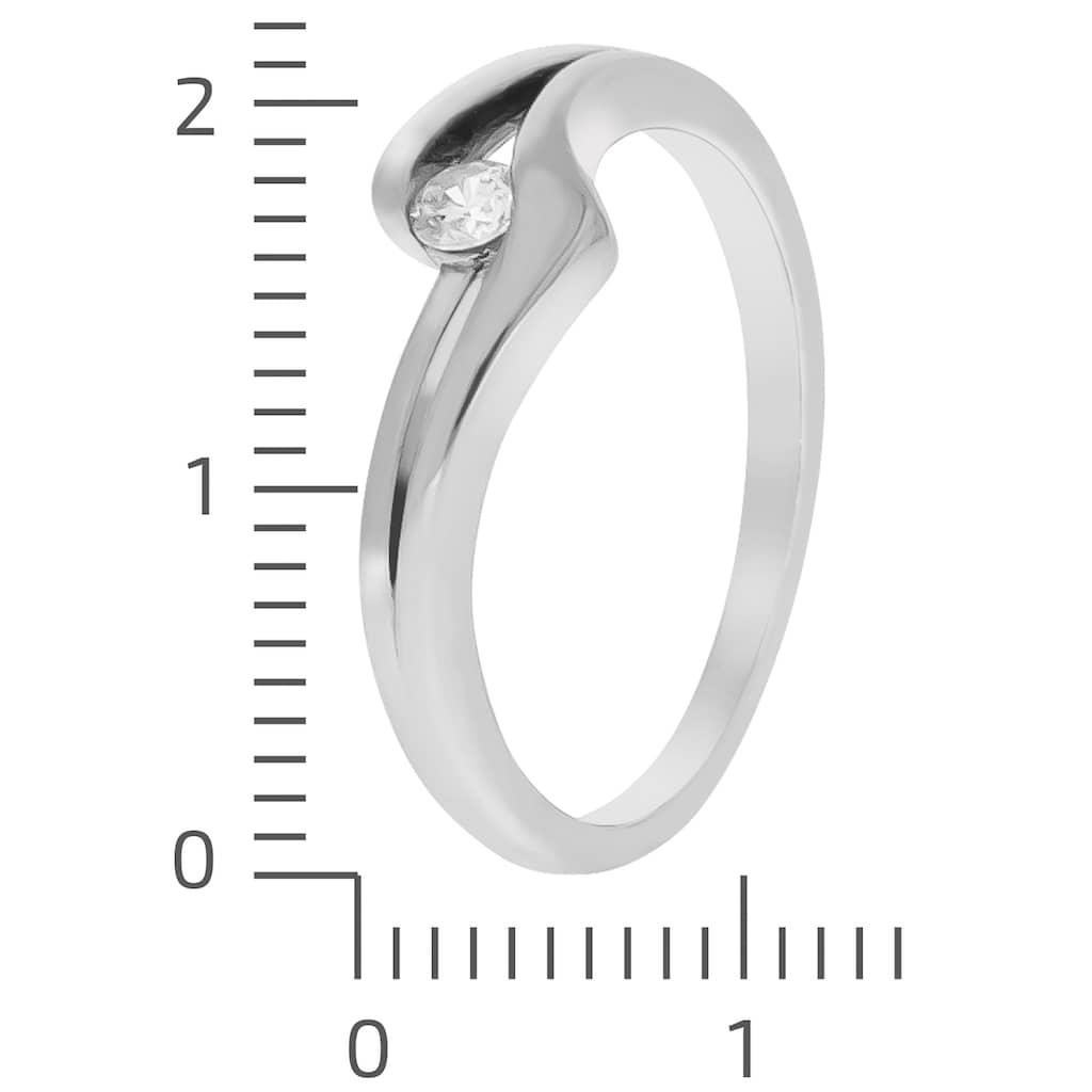 Firetti Fingerring »Schmuck Geschenk Silber 925 Damenring Verlobungsring Solitär«